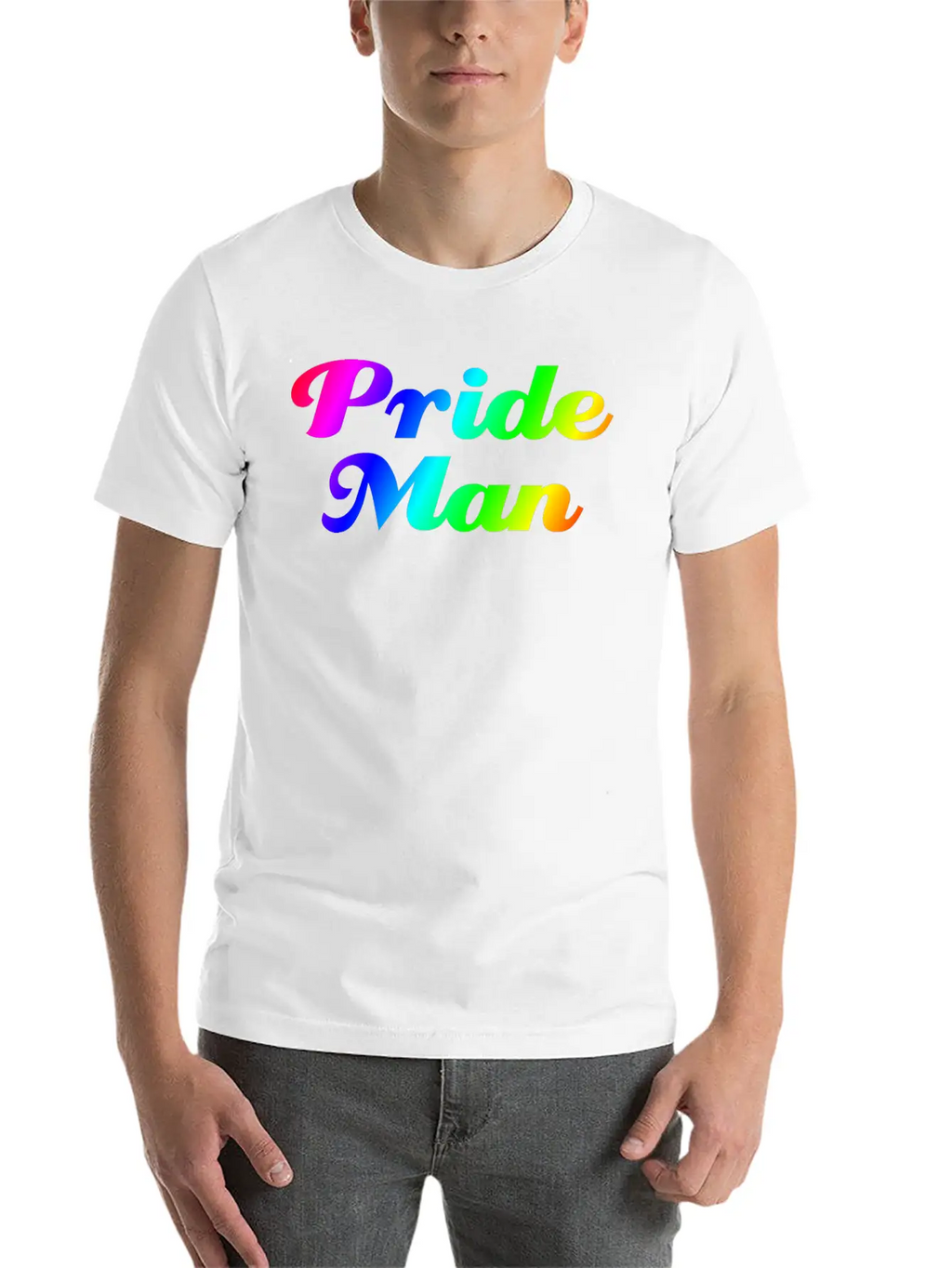 Pride Man Unisex Short Sleeve Soft Cotton T-Shirt – Casual Everyday Wear