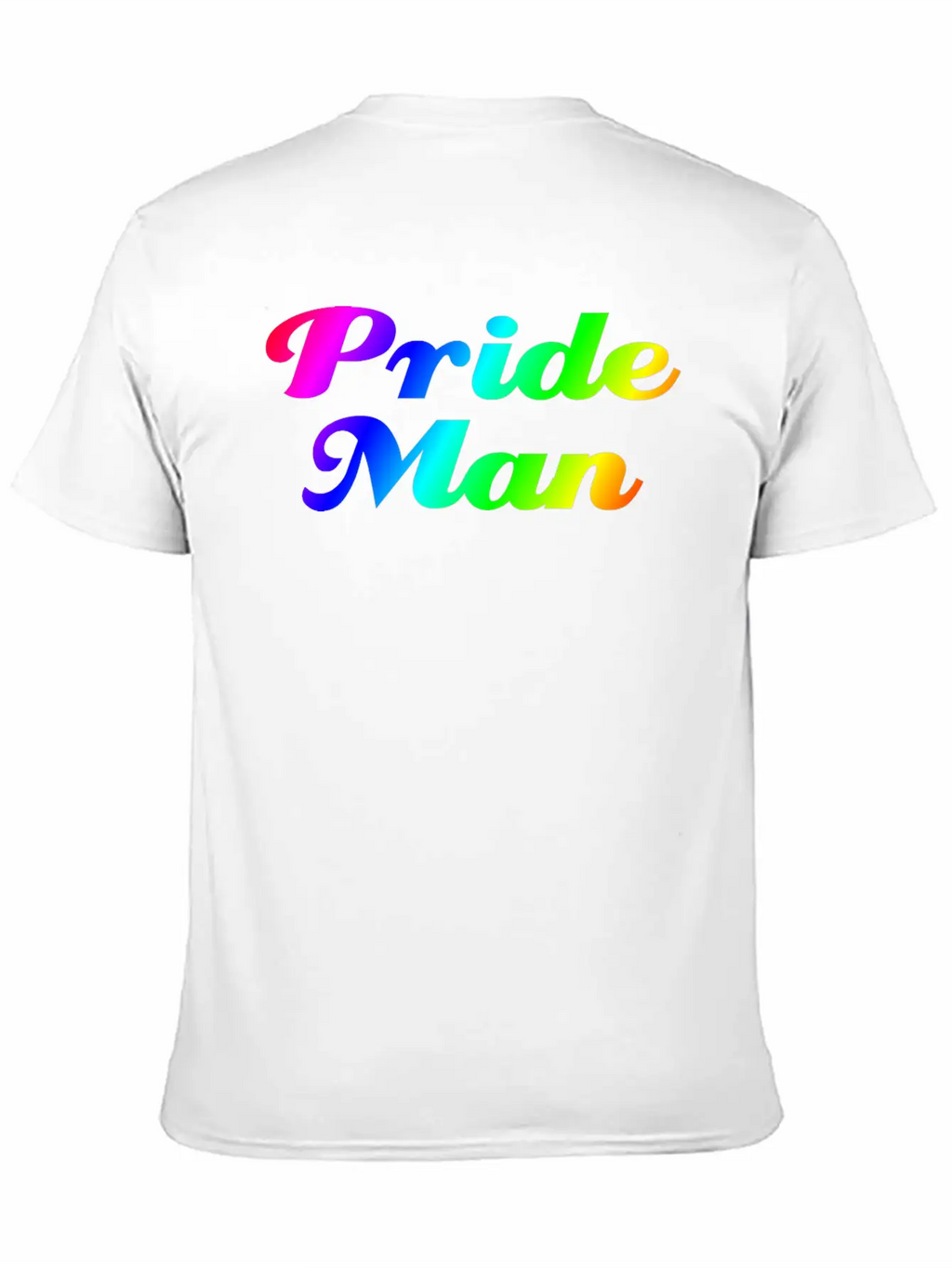 Pride Man Unisex Short Sleeve Soft Cotton T-Shirt – Casual Everyday Wear
