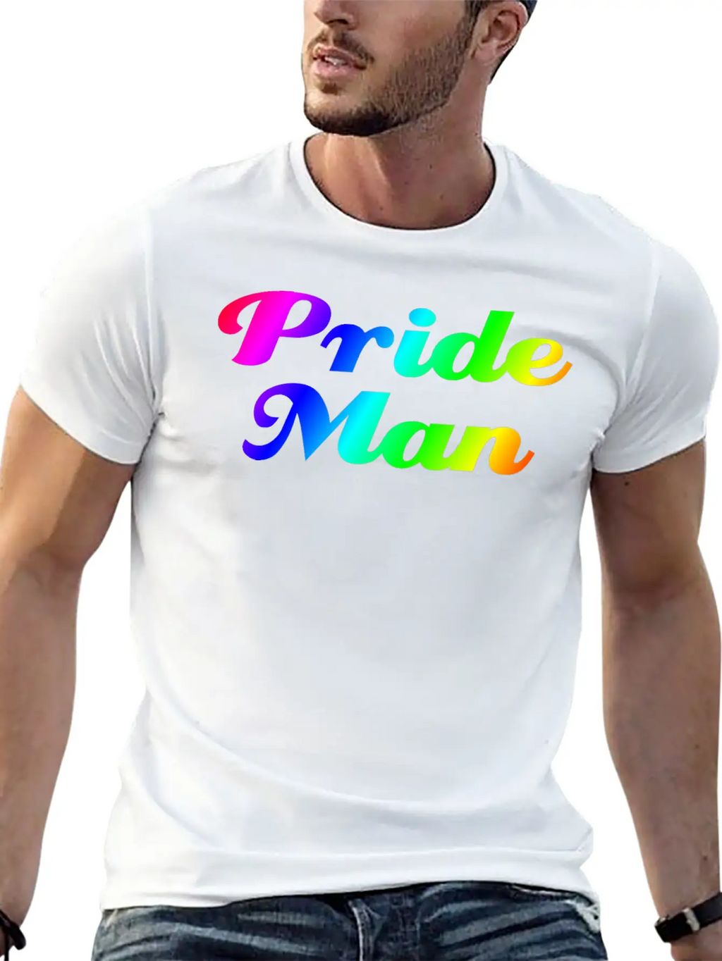 Pride Man Unisex Short Sleeve Soft Cotton T-Shirt – Casual Everyday Wear