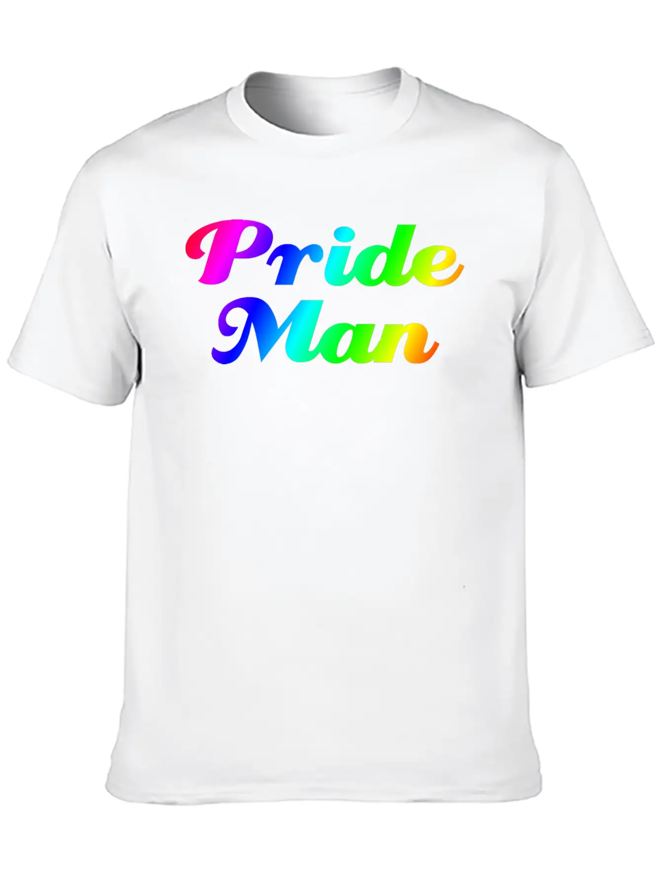 Pride Man Unisex Short Sleeve Soft Cotton T-Shirt – Casual Everyday Wear