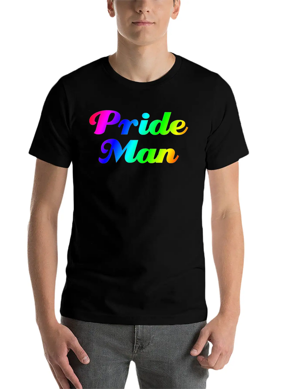 Pride Man Unisex Short Sleeve Soft Cotton T-Shirt – Casual Everyday Wear
