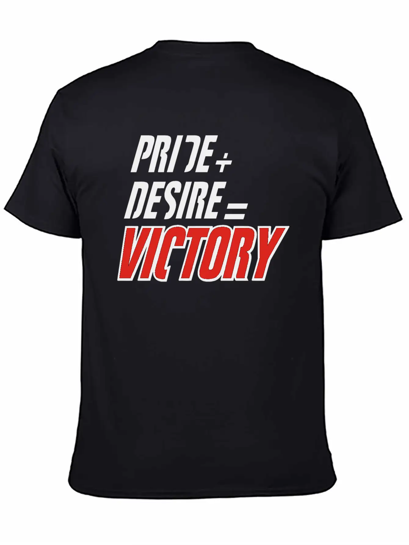 Pride Plus Desire Victory Unisex Short Sleeve Soft Cotton T-Shirt – Casual Everyday Wear