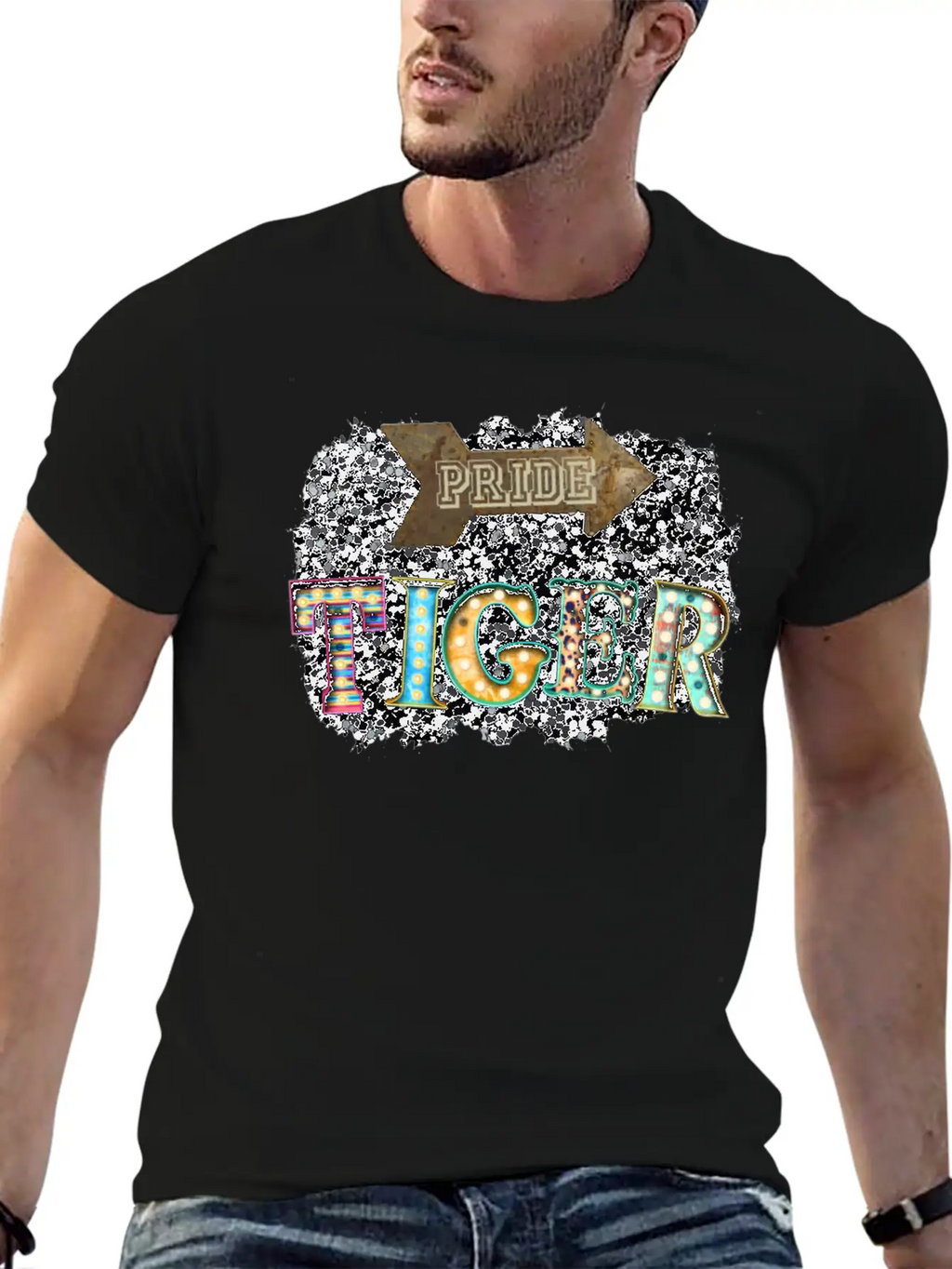 Pride Tiger Stylish Everyday T-Shirt – Unisex Basic Cotton Tee