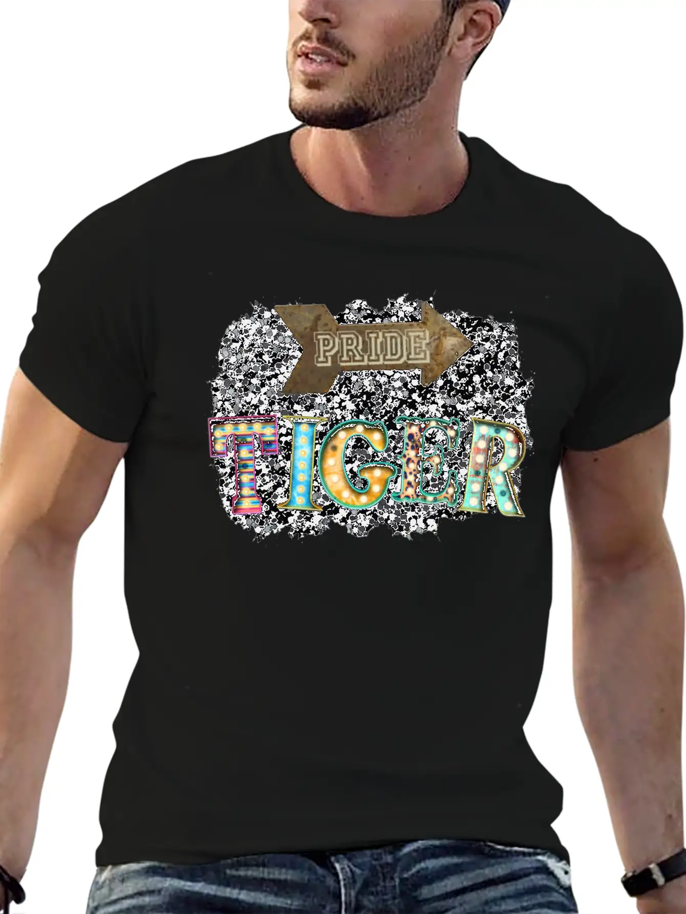 Pride Tiger Stylish Everyday T-Shirt – Unisex Basic Cotton Tee