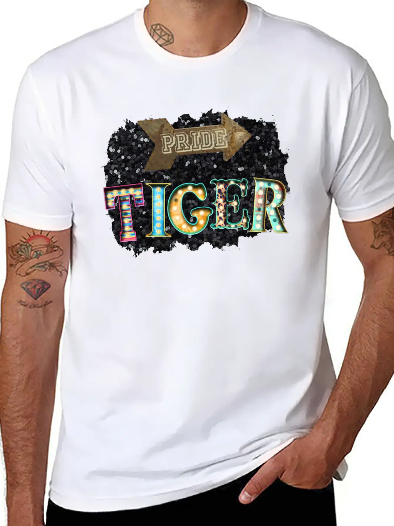 Pride Tiger Stylish Everyday T-Shirt – Unisex Basic Cotton Tee