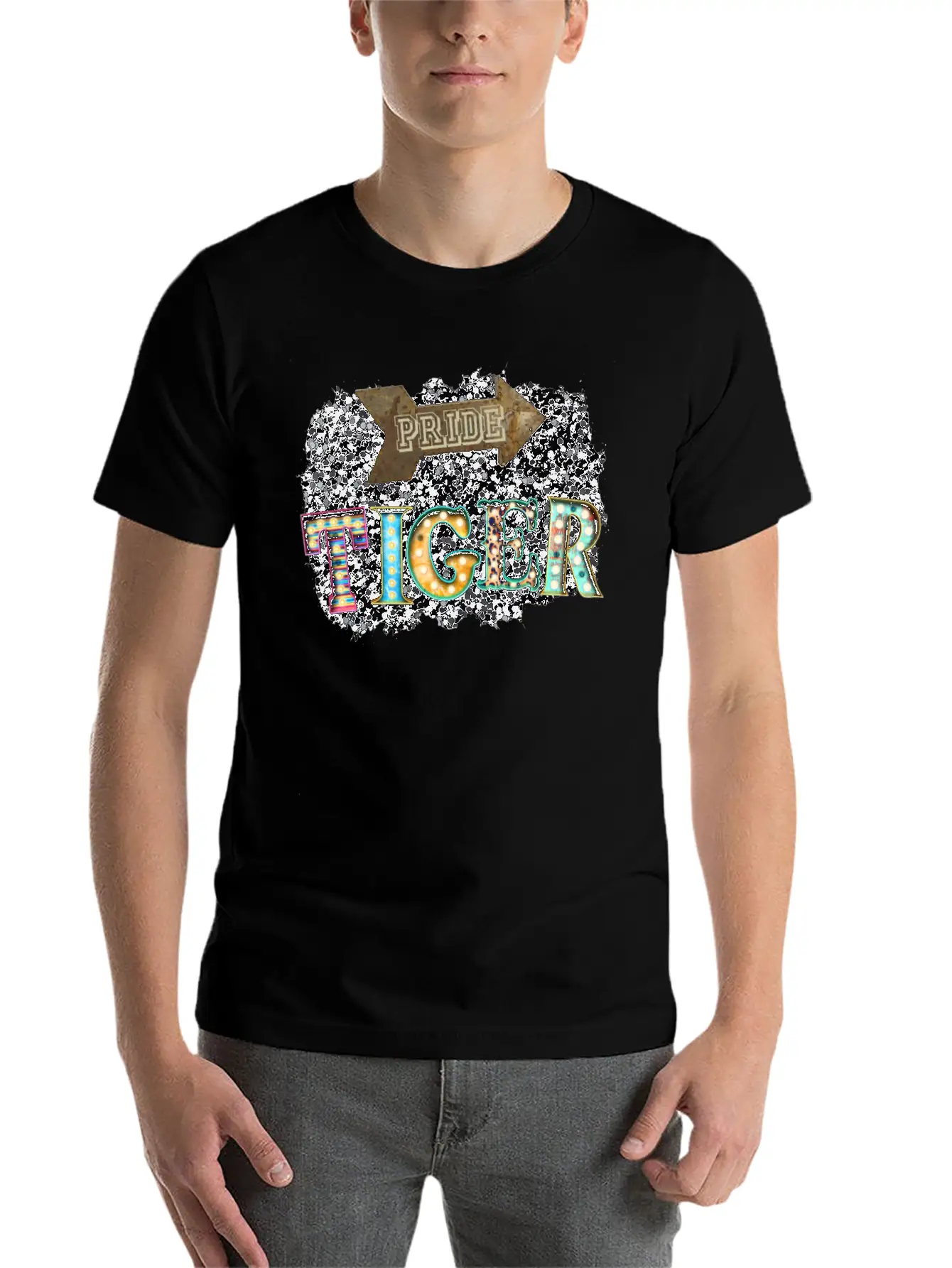 Pride Tiger Stylish Everyday T-Shirt – Unisex Basic Cotton Tee