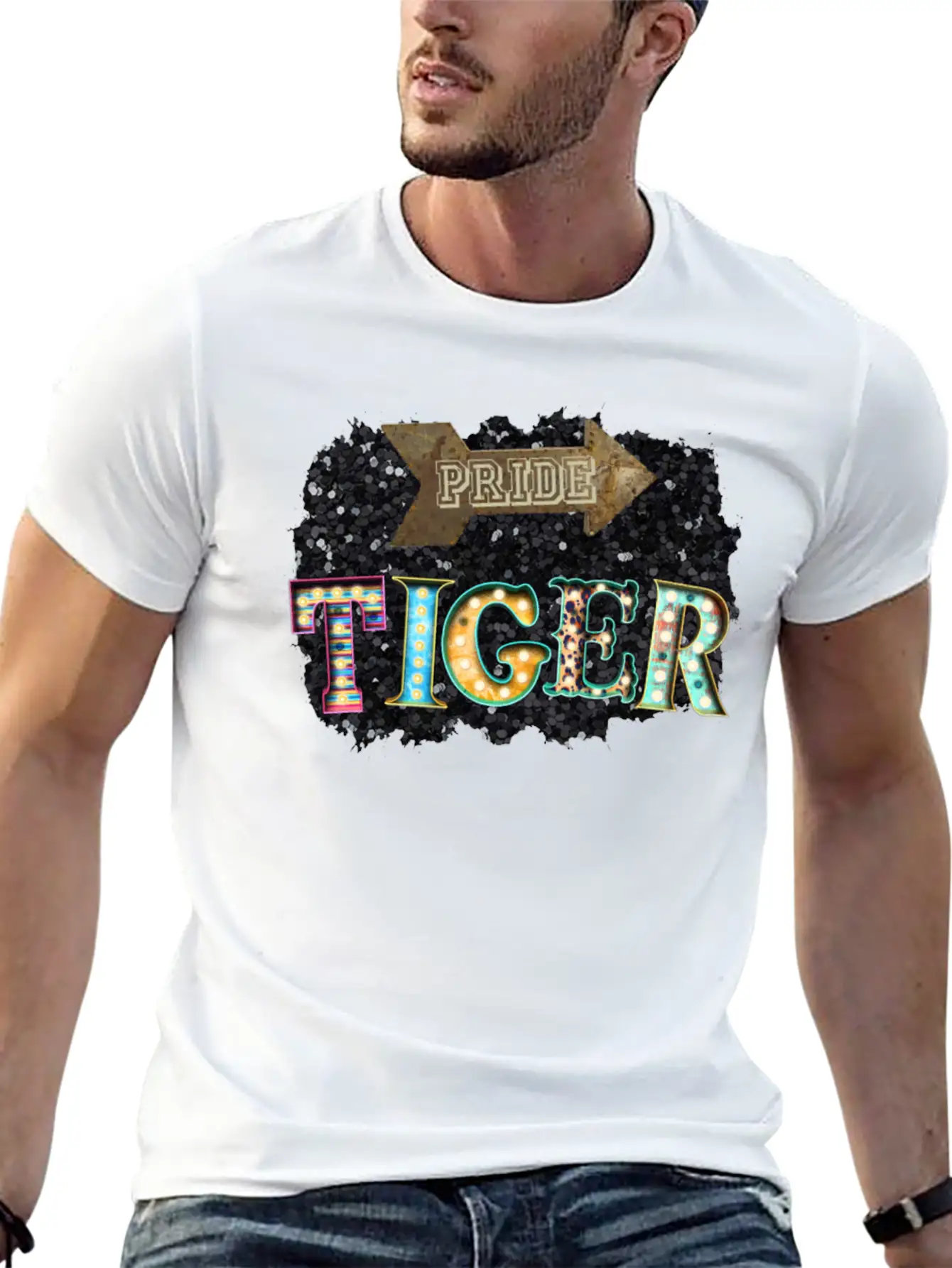 Pride Tiger Stylish Everyday T-Shirt – Unisex Basic Cotton Tee