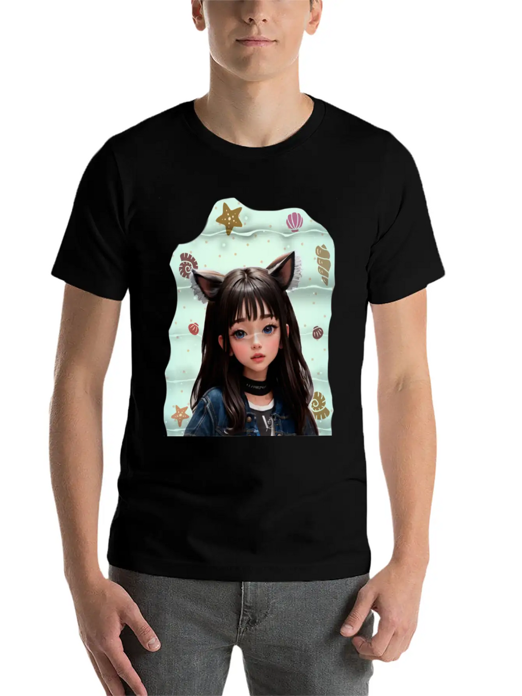 Princess In The Sea Classic Fit Graphic Tee For Daily Comfort – Unisex Cotton Shirt