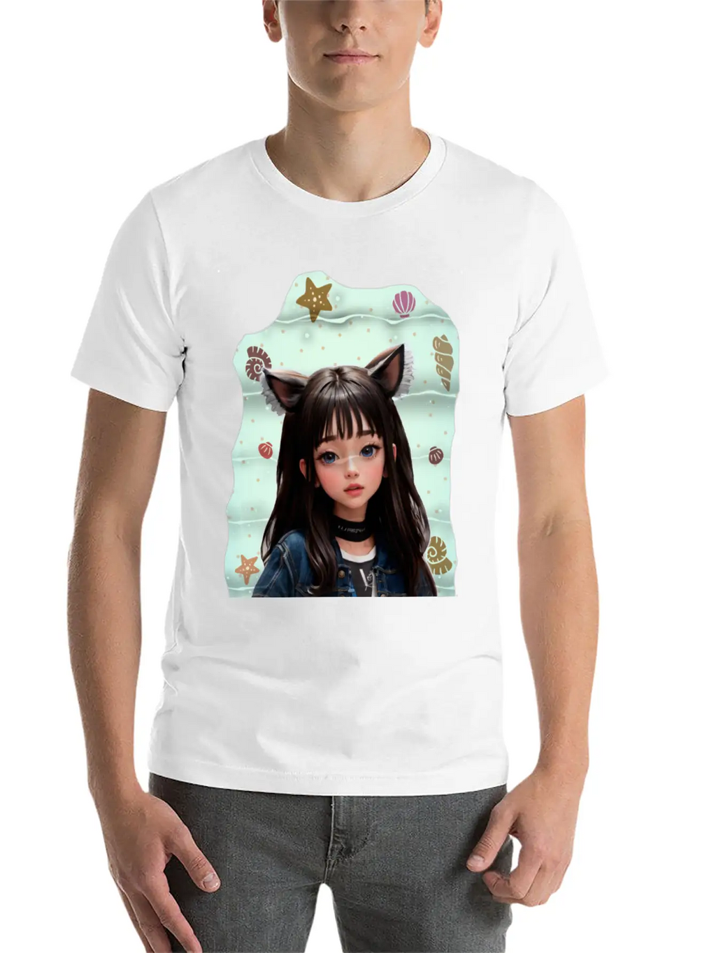 Princess In The Sea Classic Fit Graphic Tee For Daily Comfort – Unisex Cotton Shirt