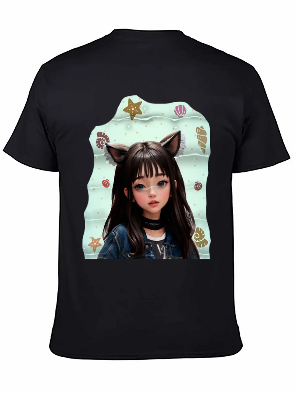 Princess In The Sea Classic Fit Graphic Tee For Daily Comfort – Unisex Cotton Shirt