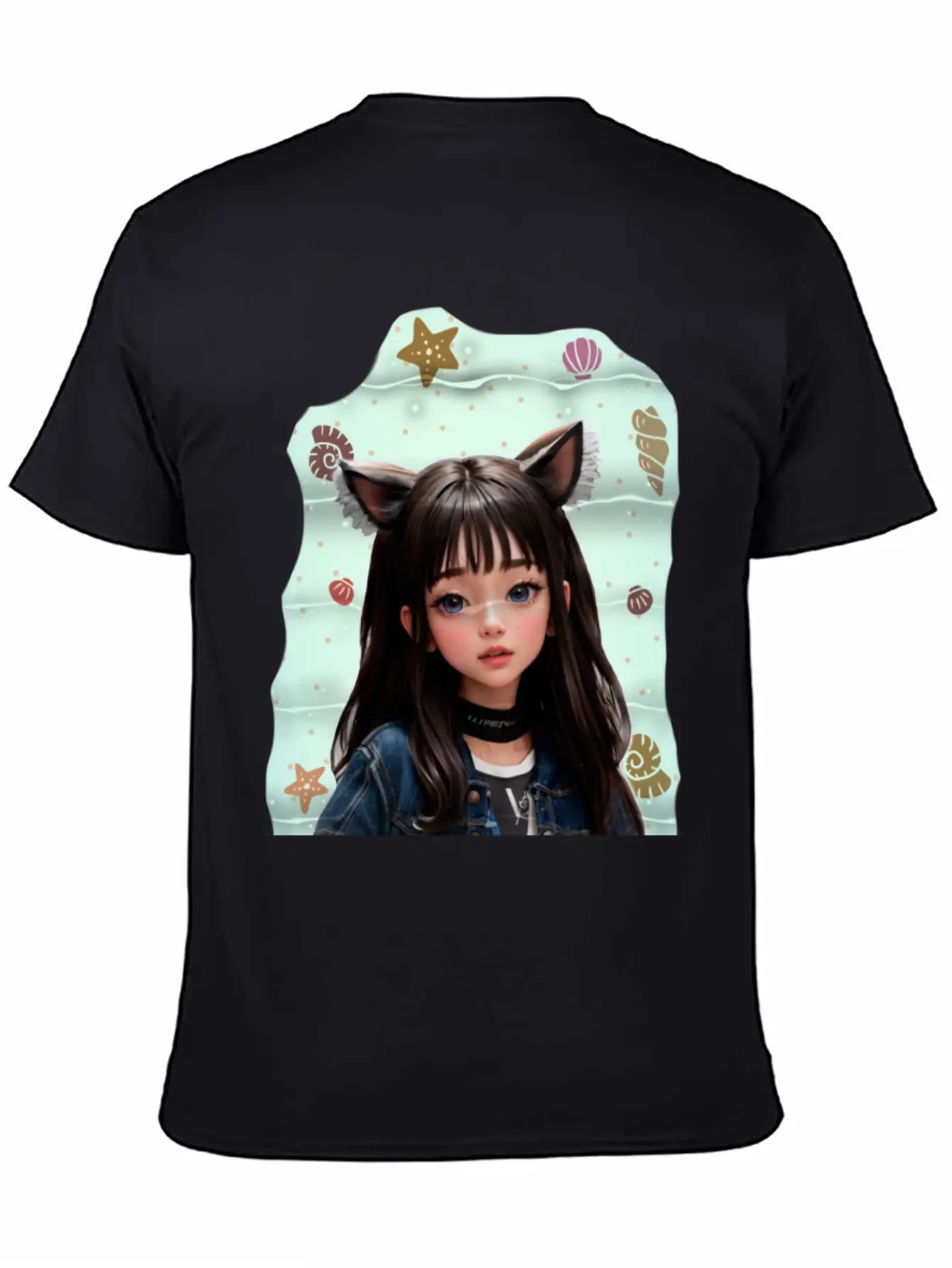 Princess In The Sea Classic Fit Graphic Tee For Daily Comfort – Unisex Cotton Shirt