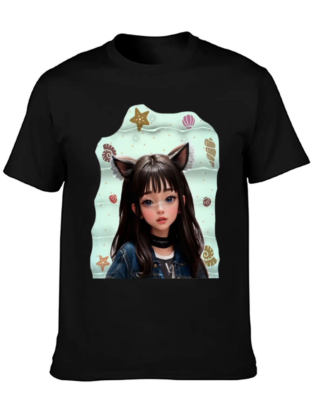 Princess In The Sea Classic Fit Graphic Tee For Daily Comfort – Unisex Cotton Shirt