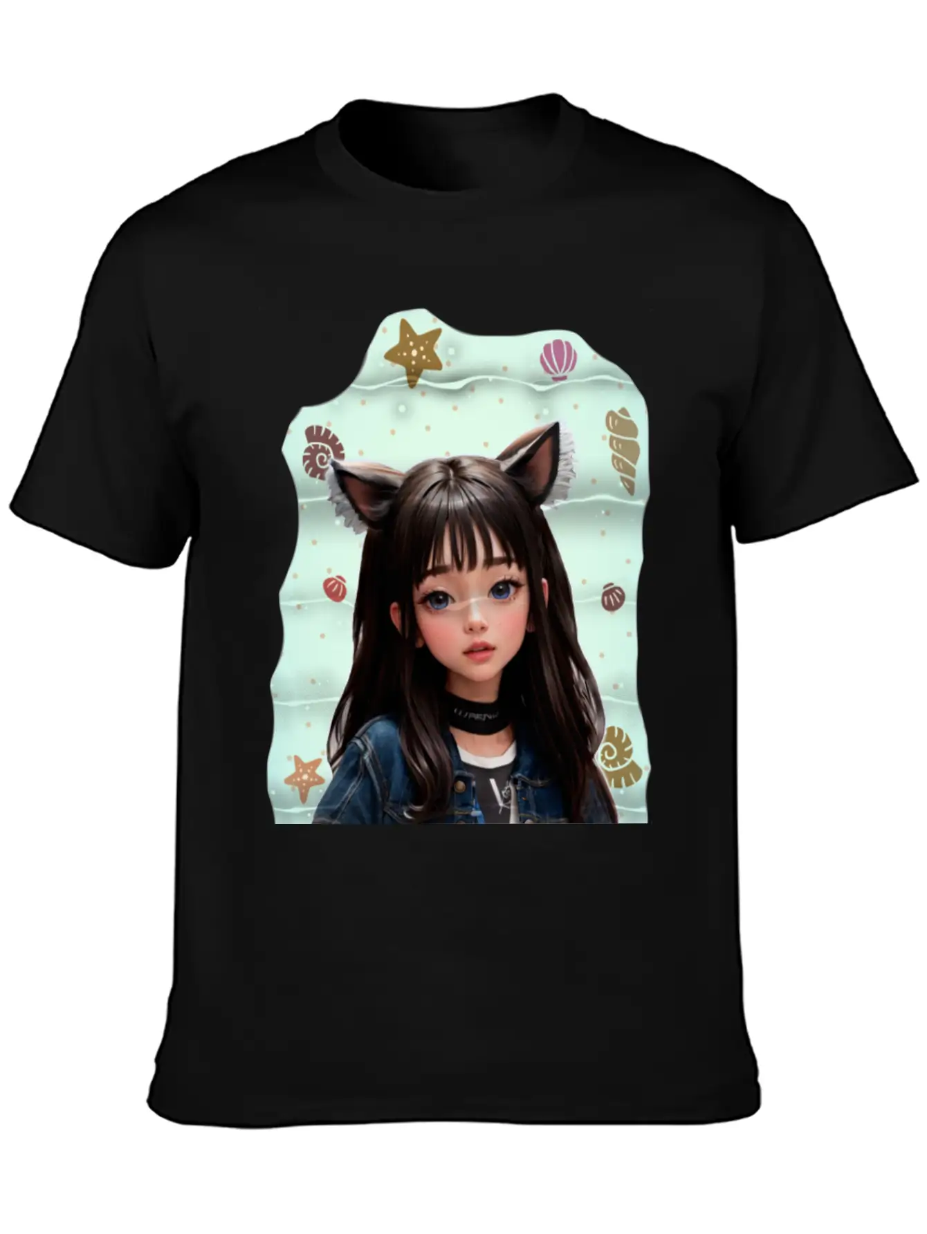 Princess In The Sea Classic Fit Graphic Tee For Daily Comfort – Unisex Cotton Shirt