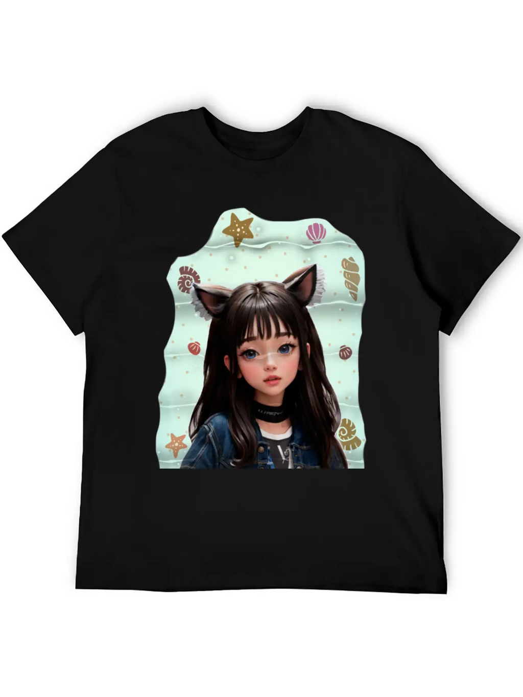 Princess In The Sea Classic Fit Graphic Tee For Daily Comfort – Unisex Cotton Shirt