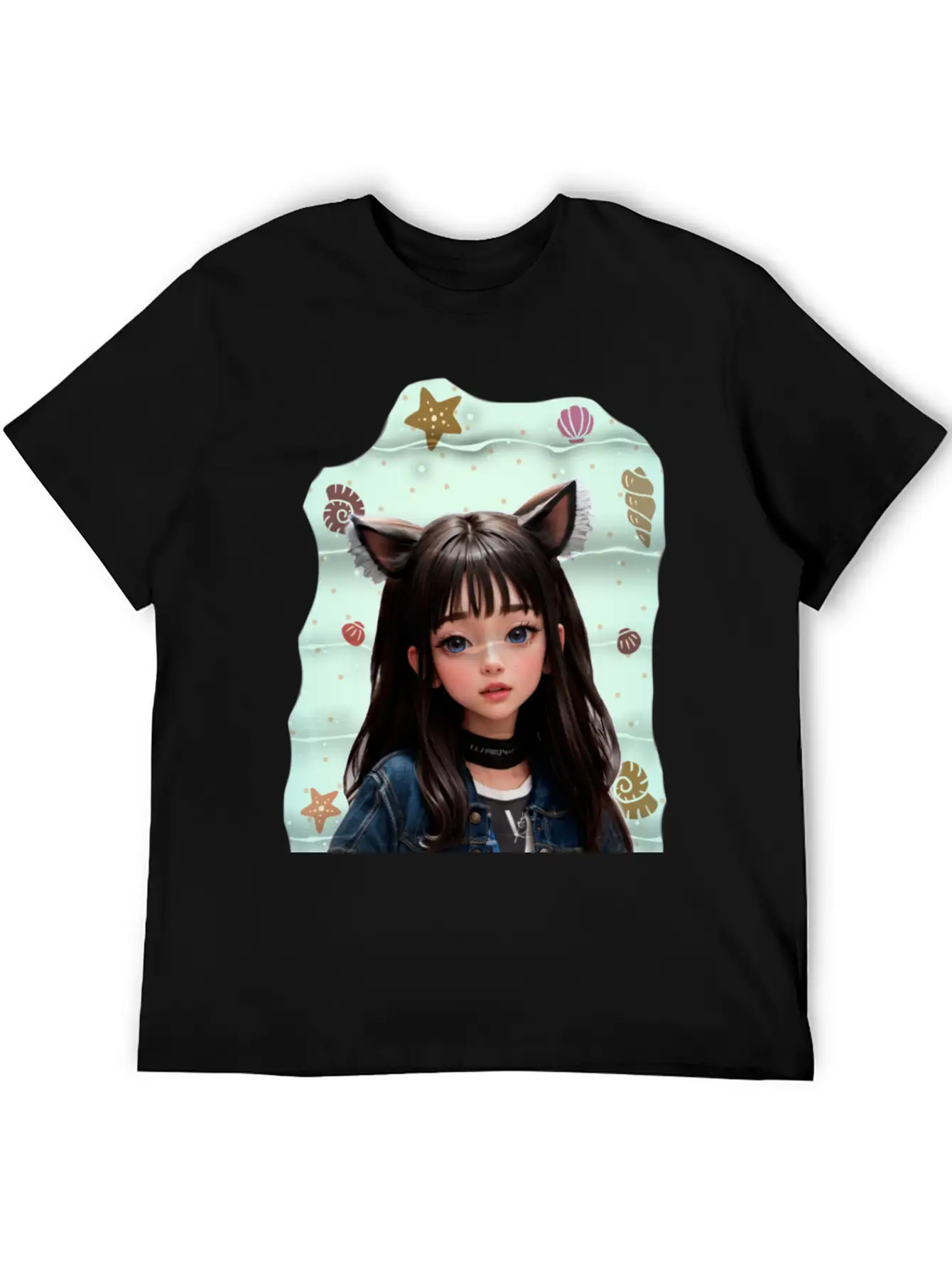 Princess In The Sea Classic Fit Graphic Tee For Daily Comfort – Unisex Cotton Shirt