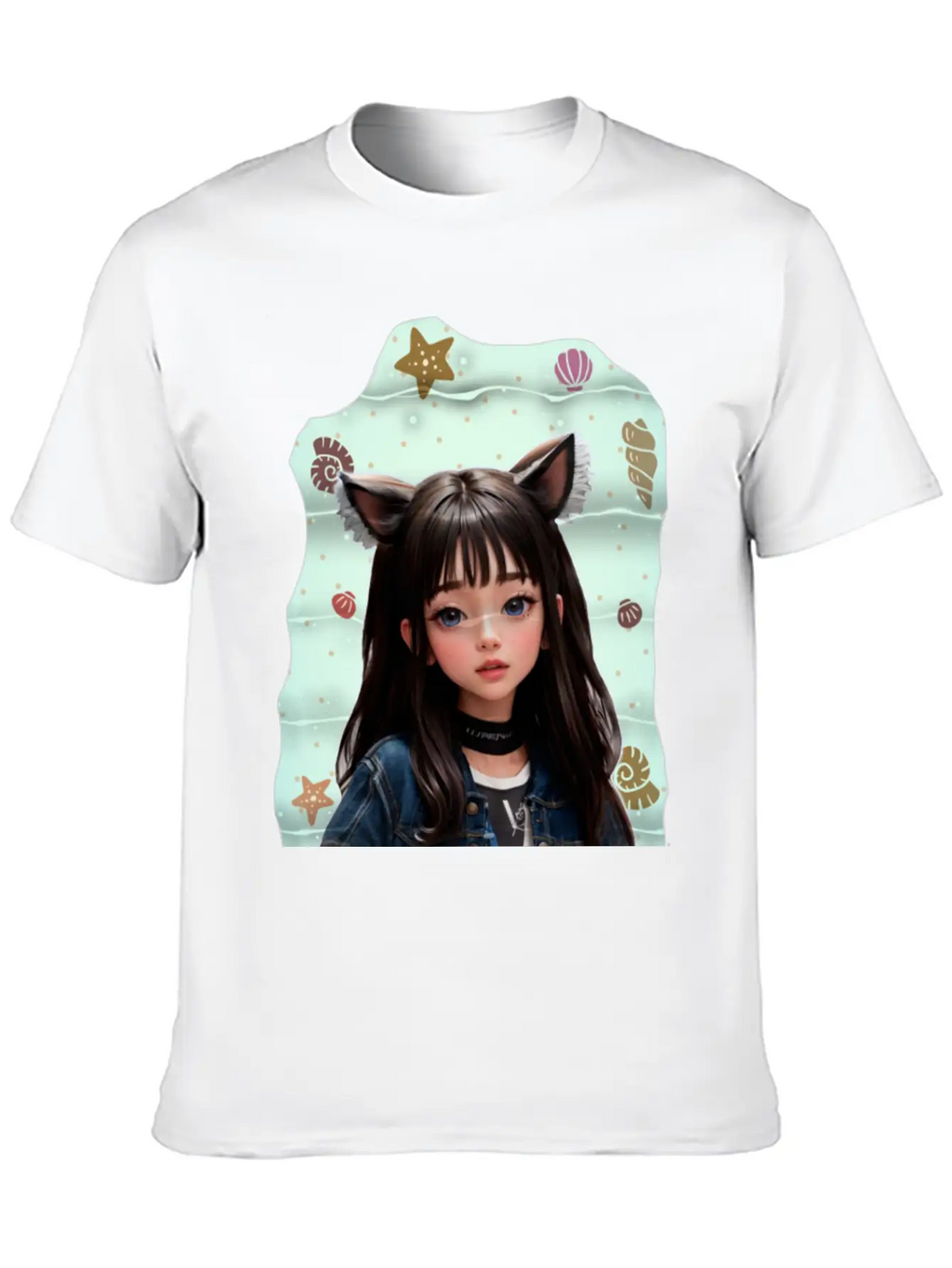 Princess In The Sea Classic Fit Graphic Tee For Daily Comfort – Unisex Cotton Shirt