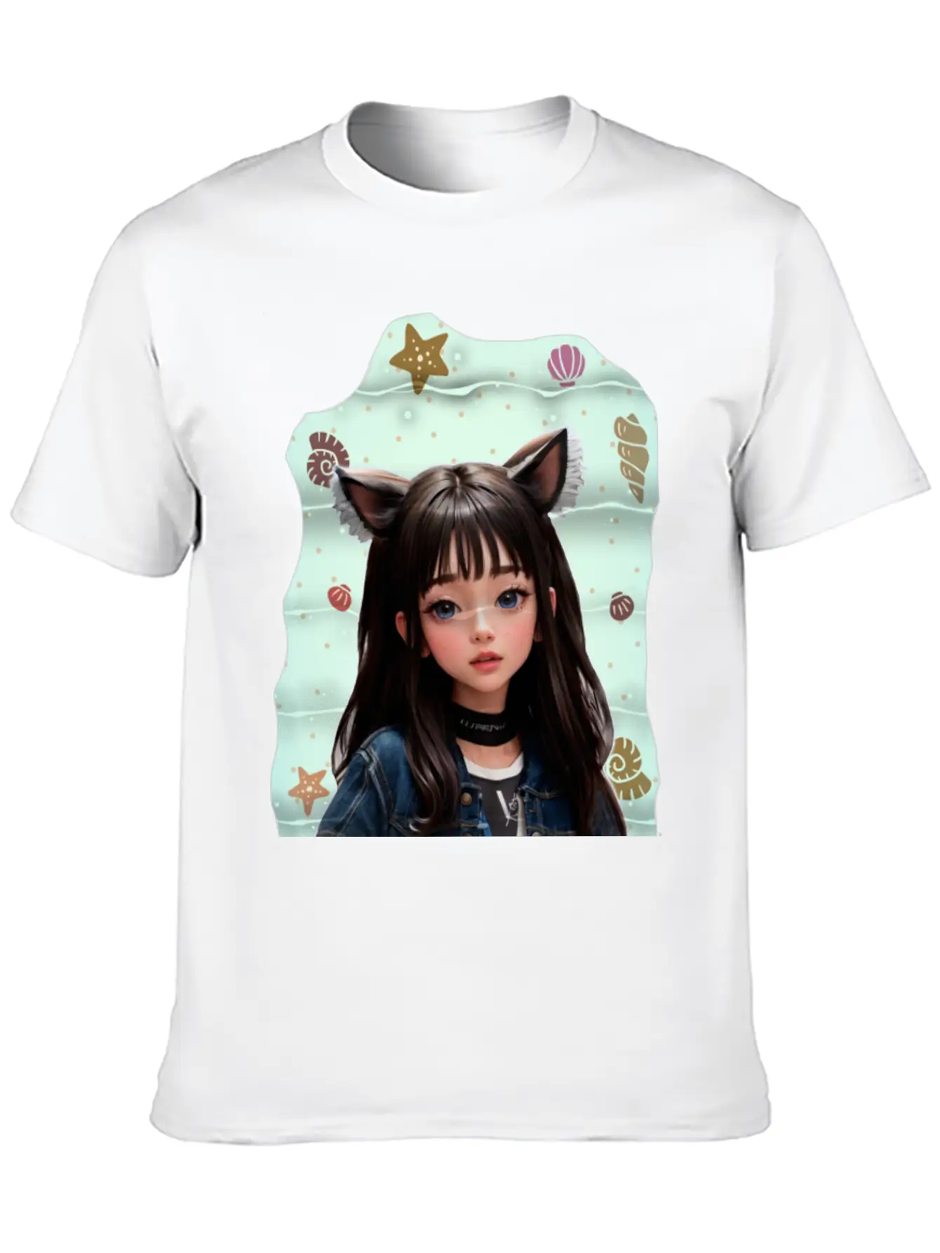 Princess In The Sea Classic Fit Graphic Tee For Daily Comfort – Unisex Cotton Shirt