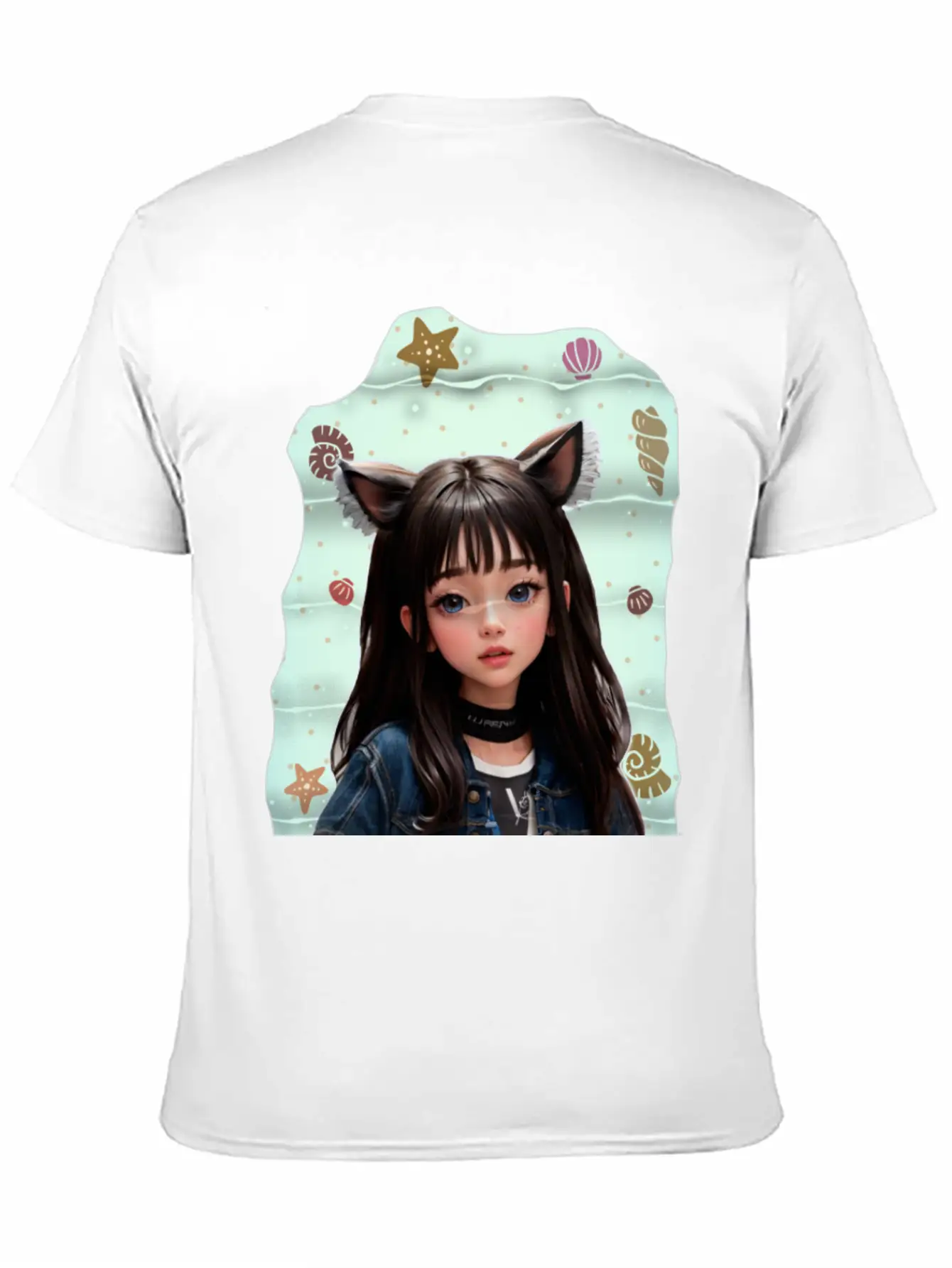 Princess In The Sea Classic Fit Graphic Tee For Daily Comfort – Unisex Cotton Shirt