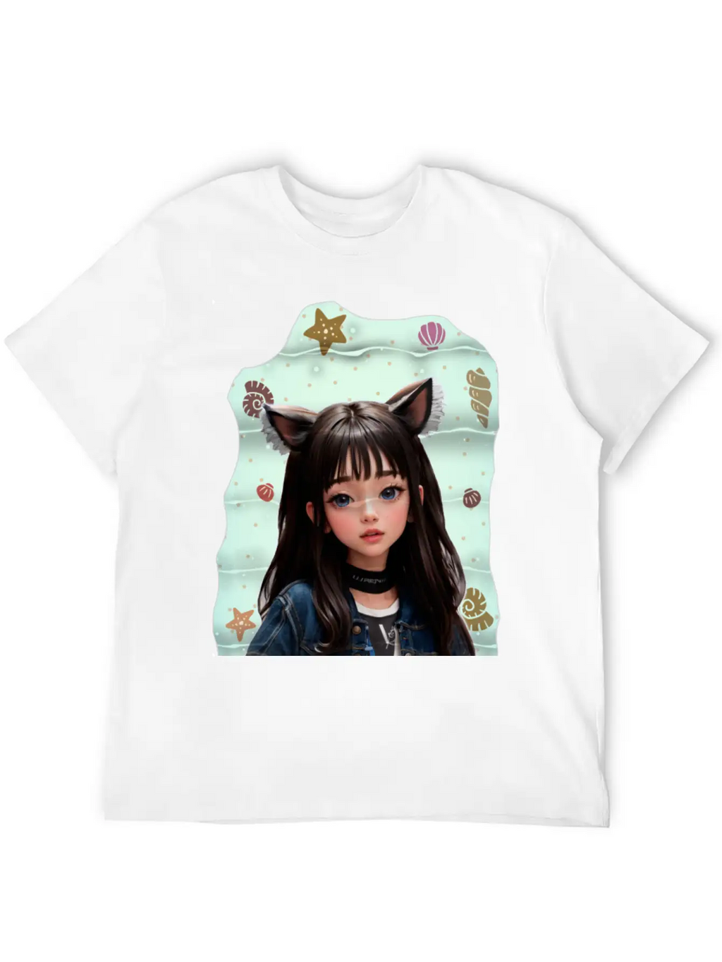 Princess In The Sea Classic Fit Graphic Tee For Daily Comfort – Unisex Cotton Shirt