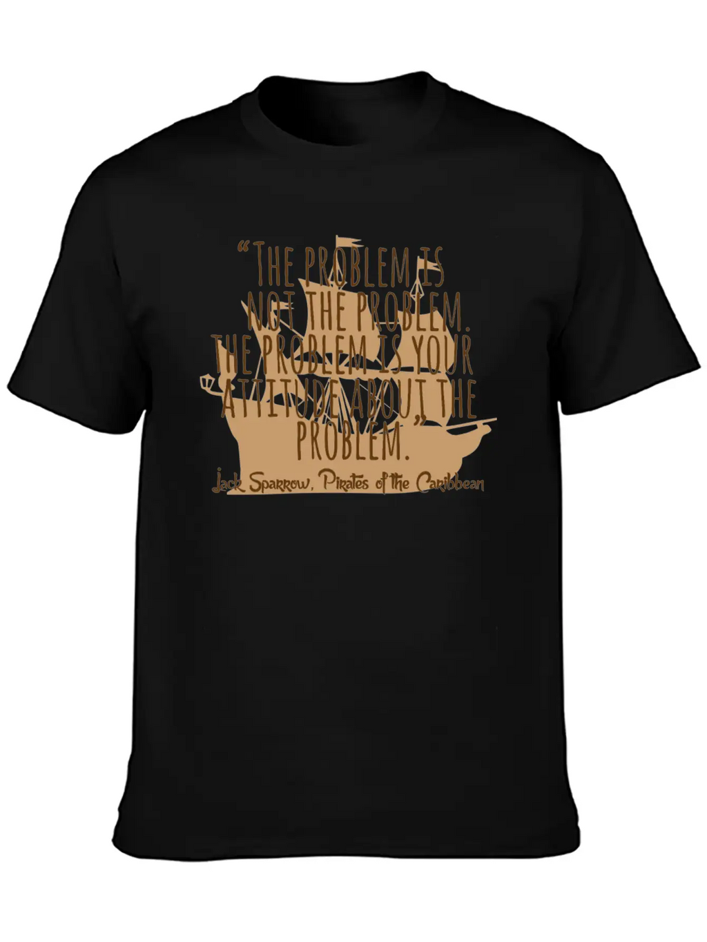 Problem Is Not The Problem - Mindset Poetsy Textin Unisex Casual T-Shirt – Clean Design For Daily Comfort