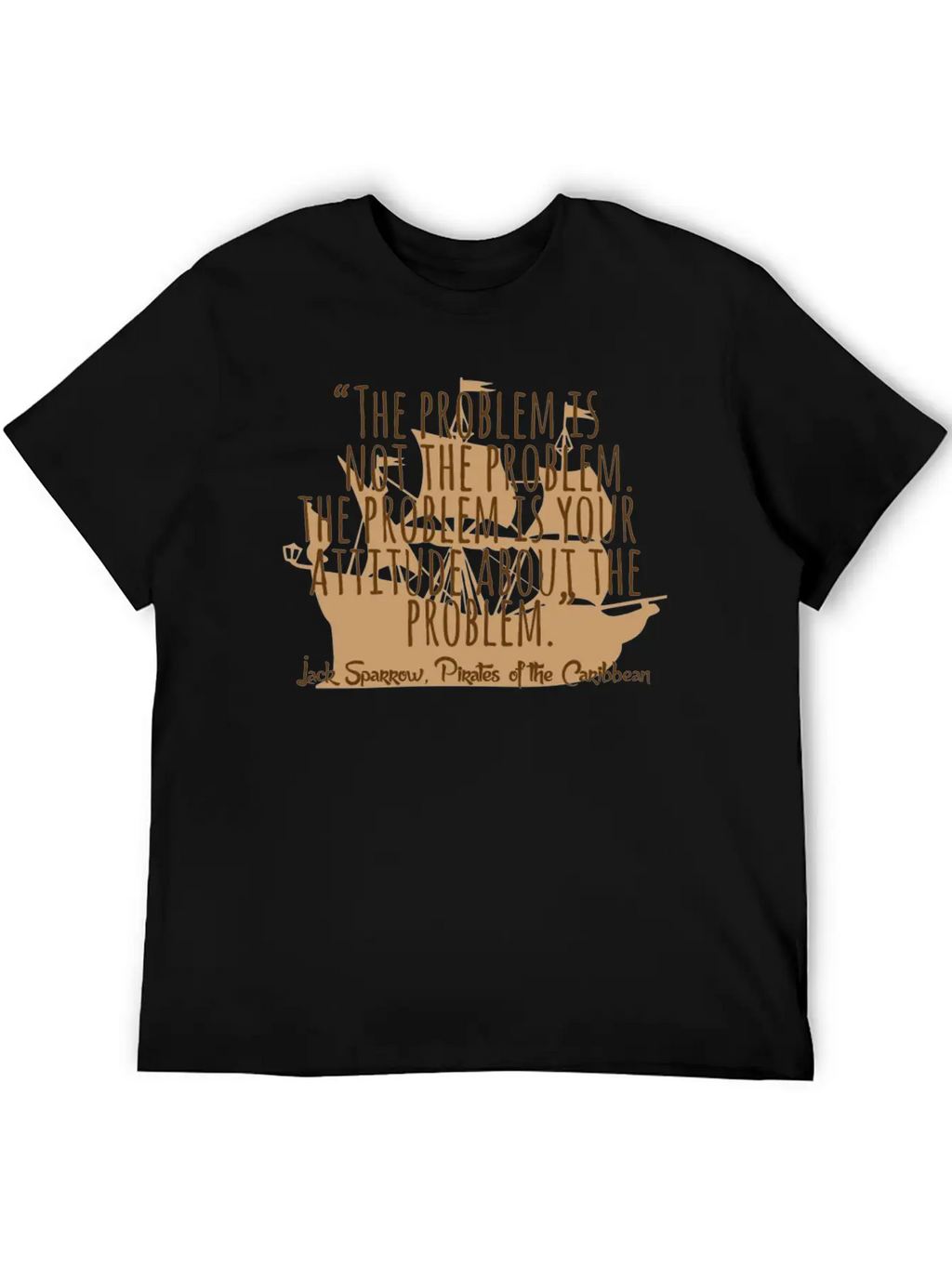 Problem Is Not The Problem - Mindset Poetsy Textin Unisex Casual T-Shirt – Clean Design For Daily Comfort