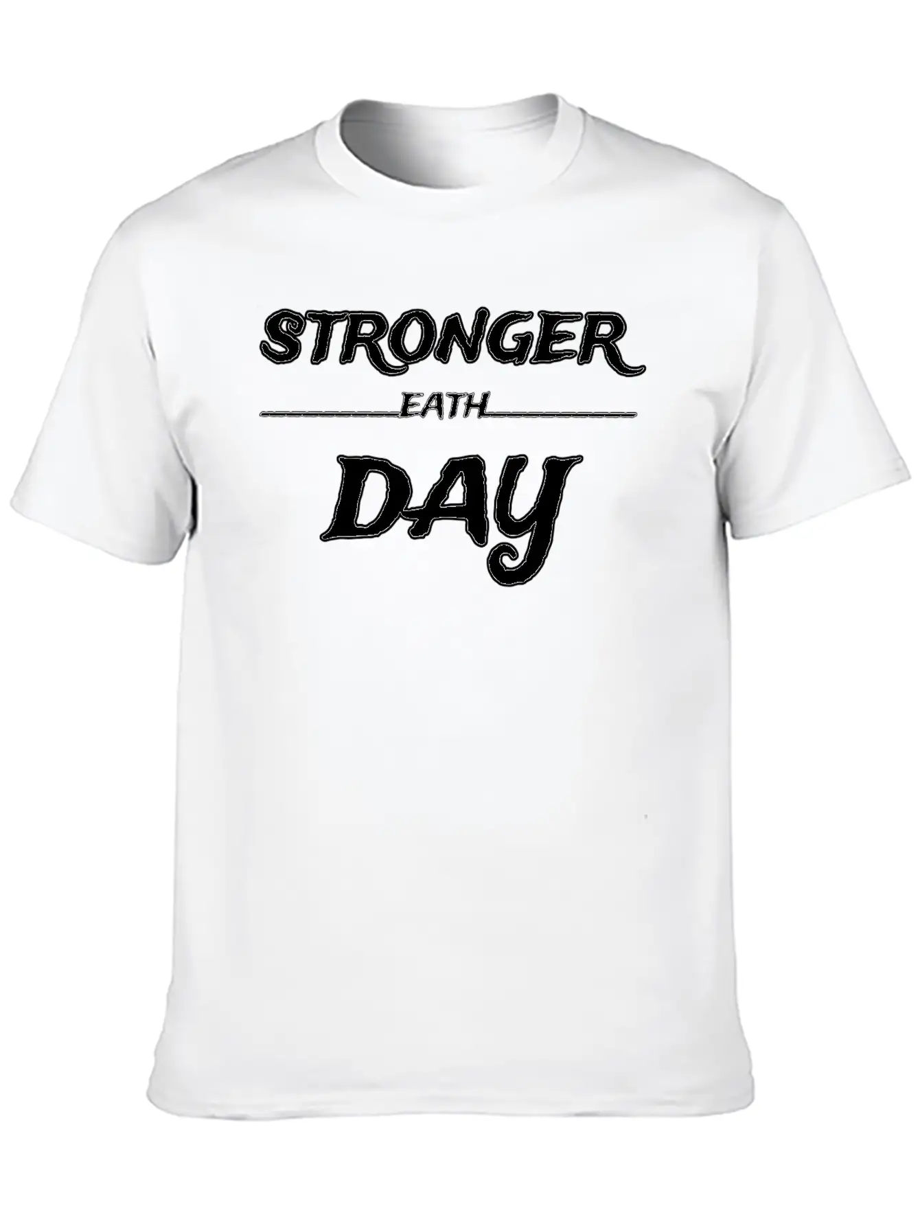 Product Fitness Words Motivation Unisex Short Sleeve Soft Cotton T-Shirt – Casual Everyday Wear
