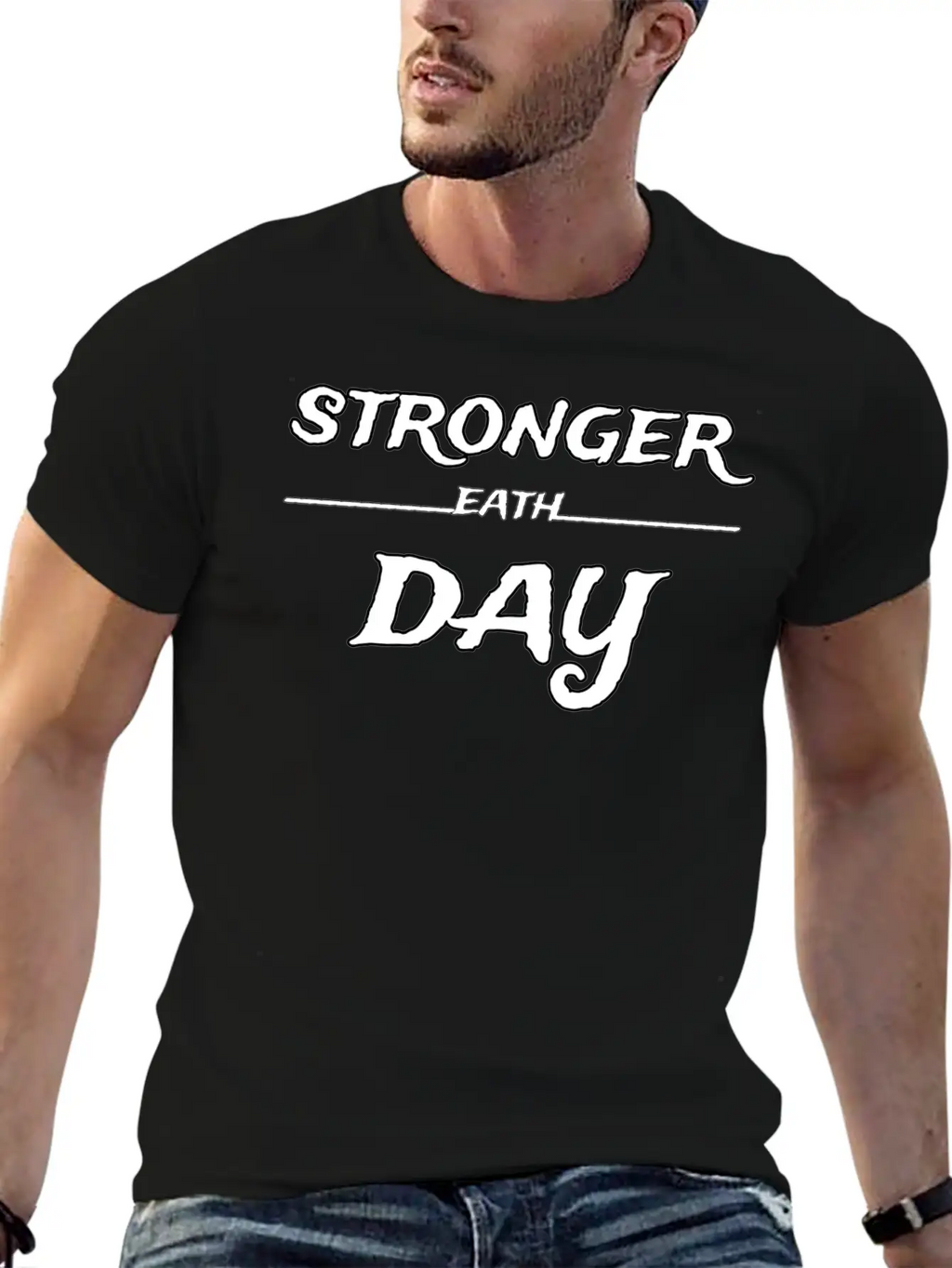Product Fitness Words Motivation Unisex Short Sleeve Soft Cotton T-Shirt – Casual Everyday Wear