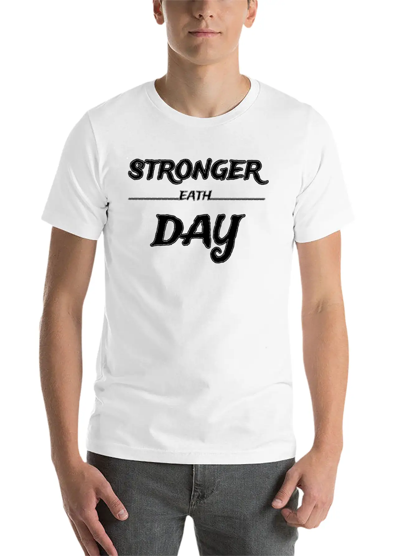 Product Fitness Words Motivation Unisex Short Sleeve Soft Cotton T-Shirt – Casual Everyday Wear