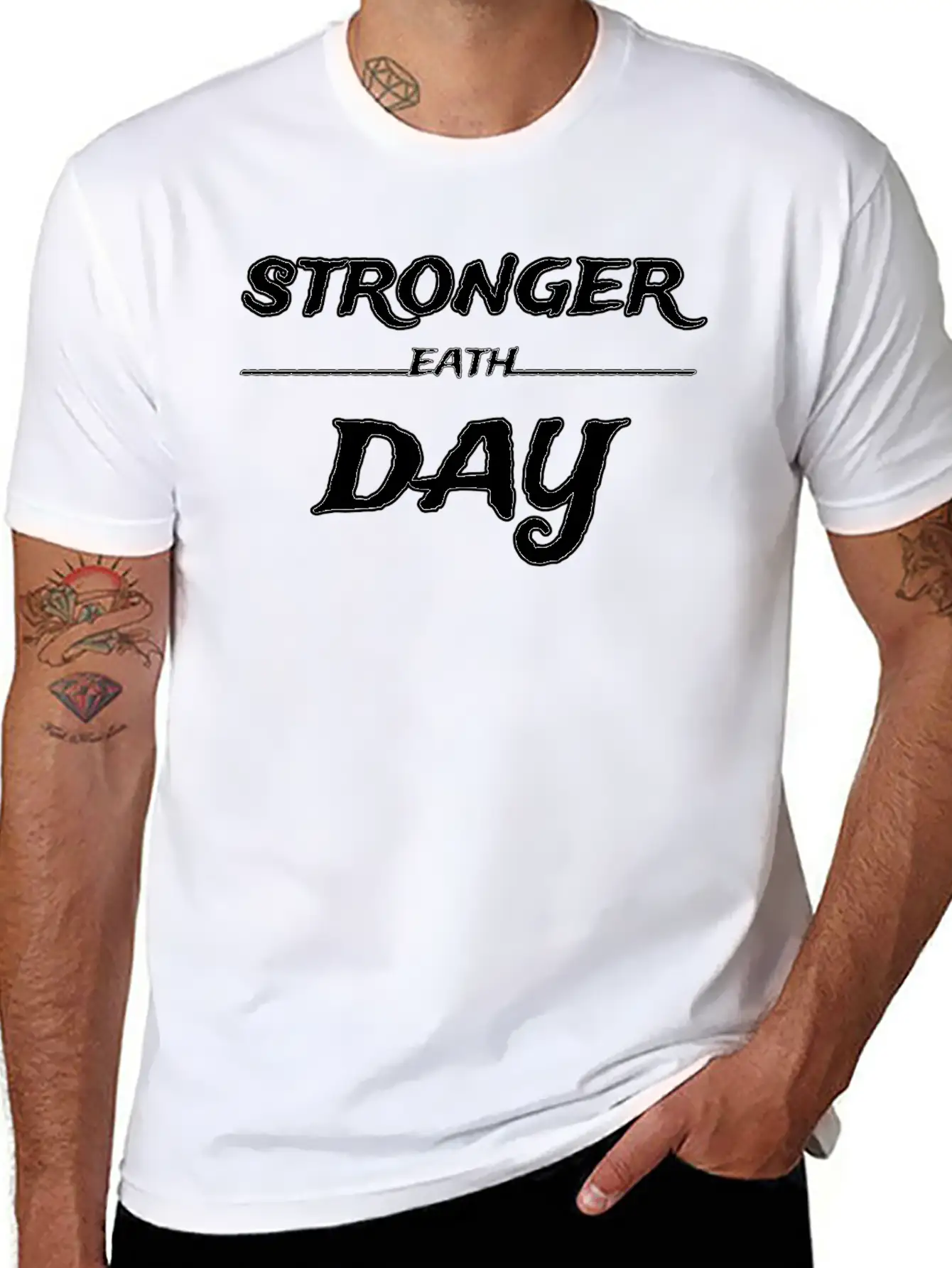Product Fitness Words Motivation Unisex Short Sleeve Soft Cotton T-Shirt – Casual Everyday Wear