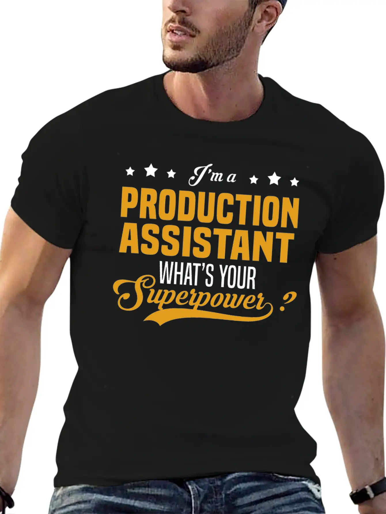 Production Assistant Unisex Casual T-Shirt – Clean Design For Daily Comfort