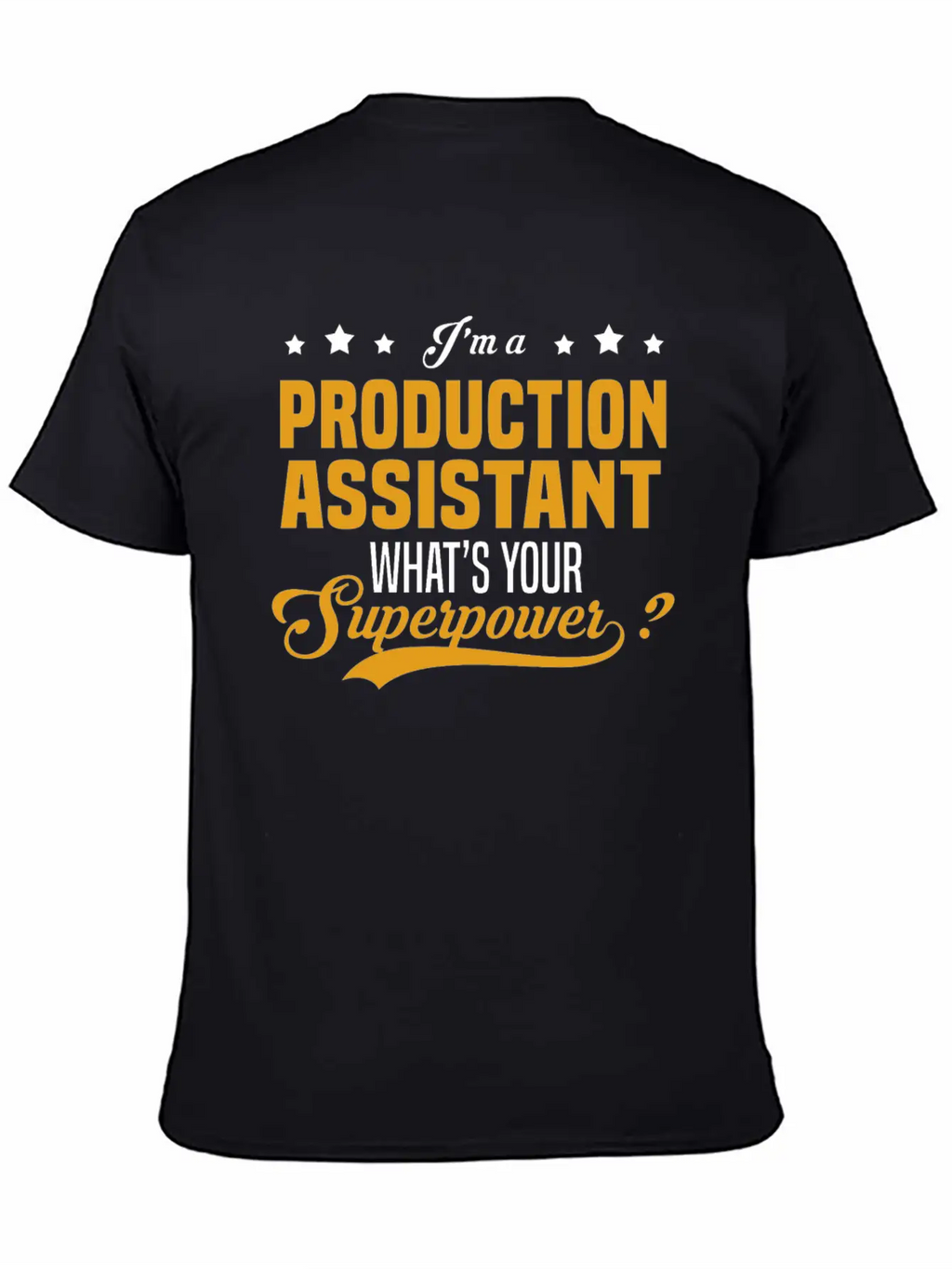 Production Assistant Unisex Casual T-Shirt – Clean Design For Daily Comfort