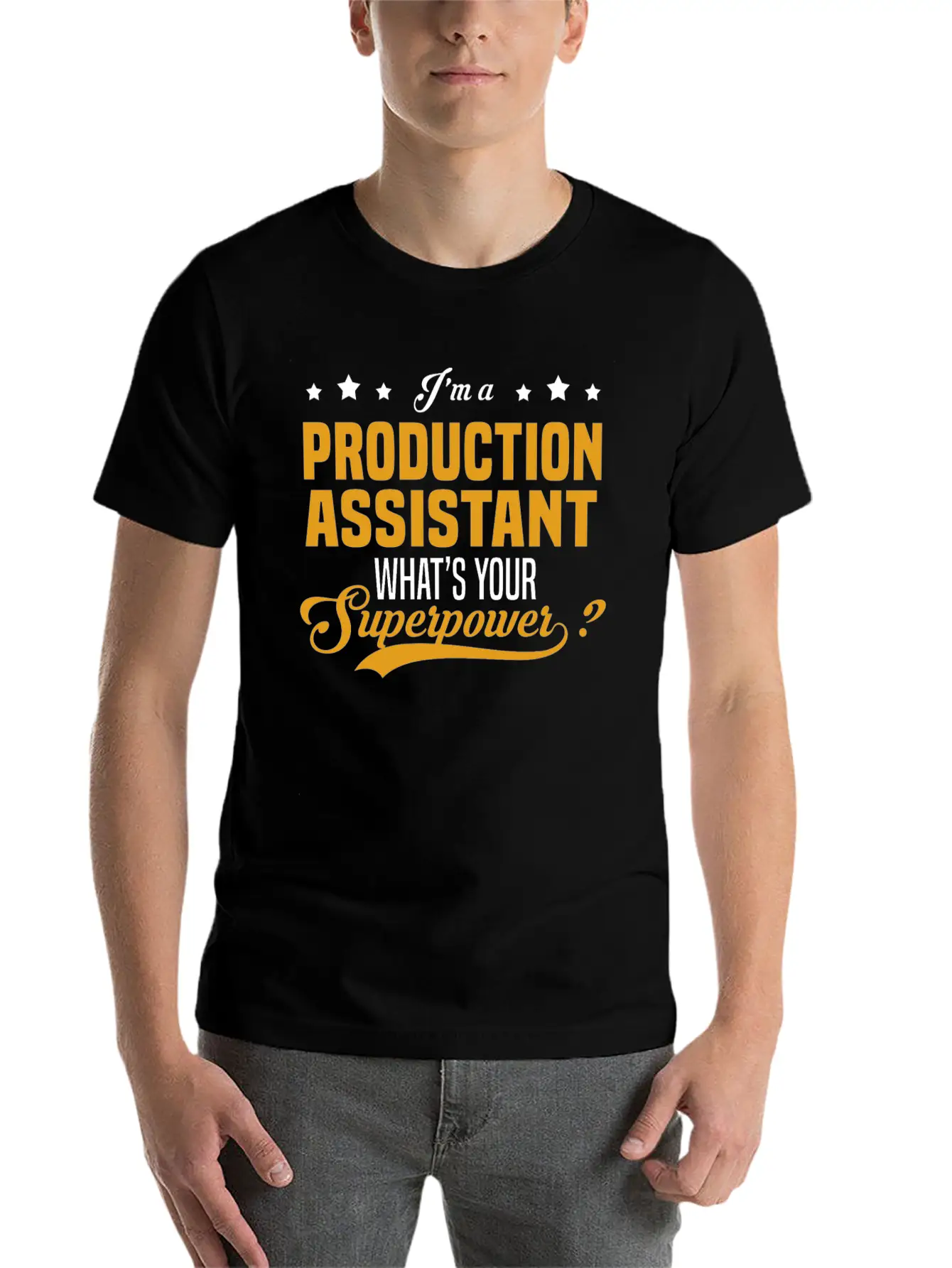 Production Assistant Unisex Casual T-Shirt – Clean Design For Daily Comfort