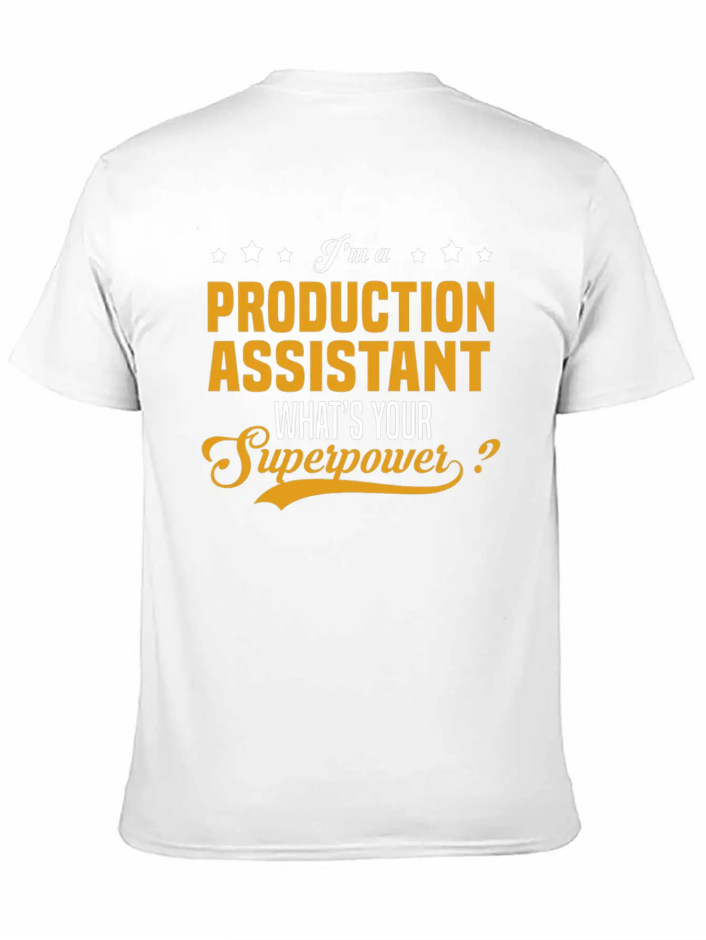 Production Assistant Unisex Casual T-Shirt – Clean Design For Daily Comfort