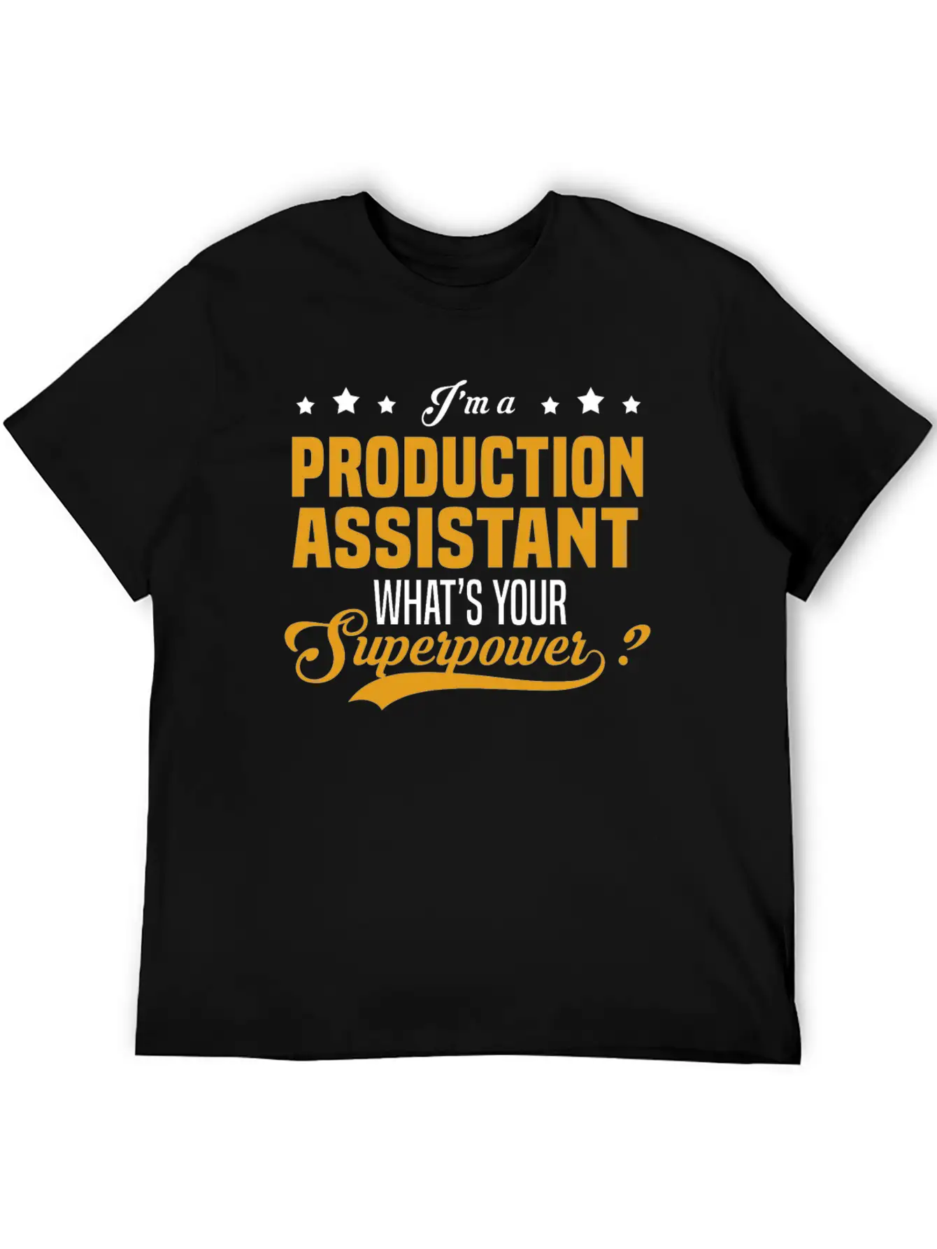 Production Assistant Unisex Casual T-Shirt – Clean Design For Daily Comfort