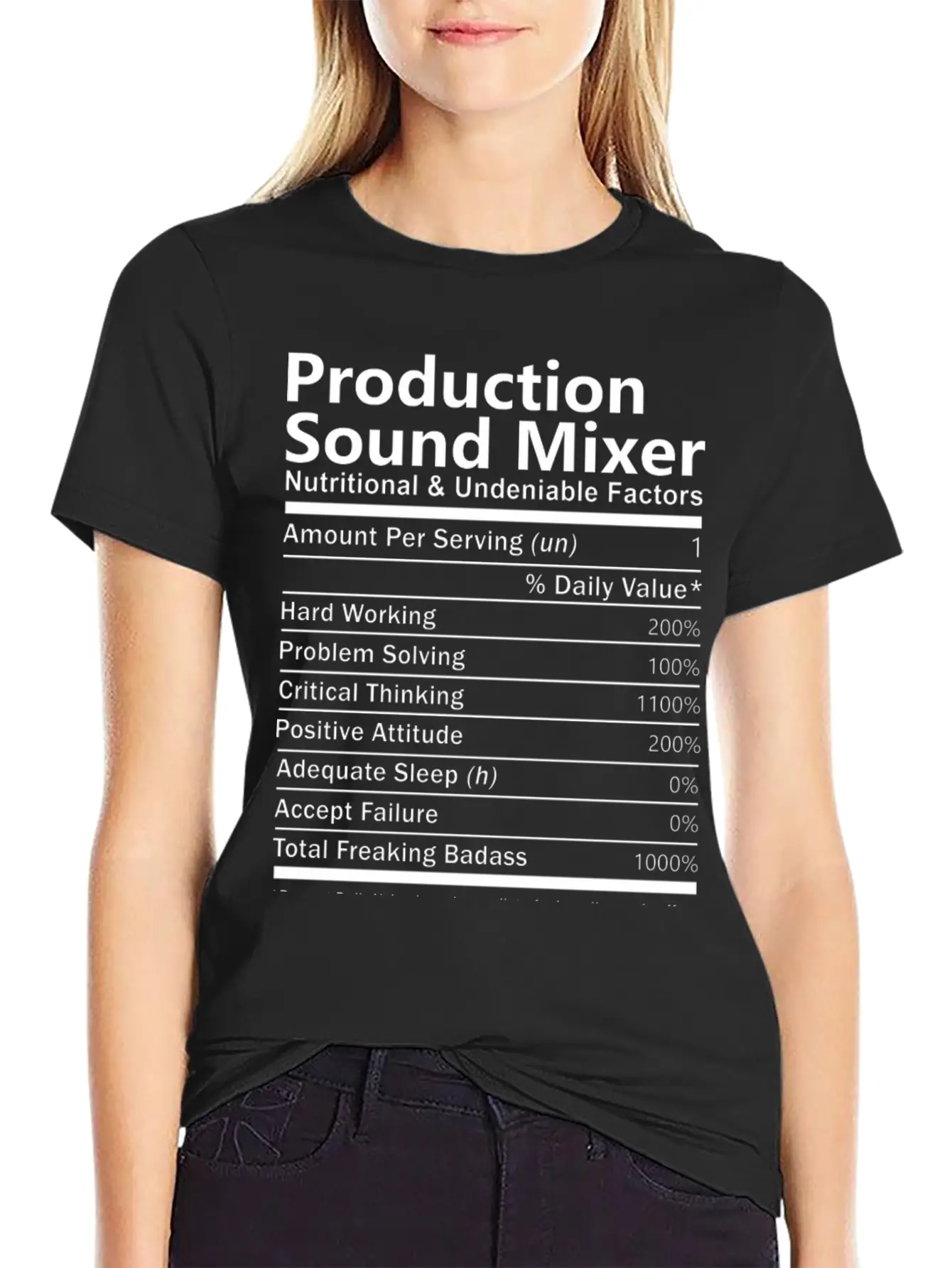 Production Sound Mixer T Shirt - Nutritional And U Unisex Casual T-Shirt – Clean Design For Daily Comfort