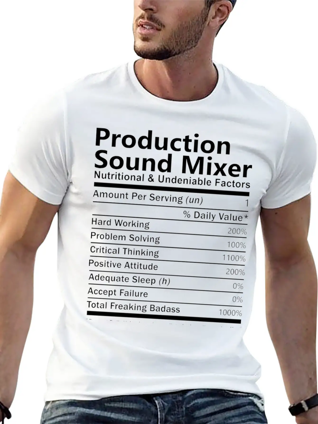 Production Sound Mixer T Shirt - Nutritional And U Unisex Casual T-Shirt – Clean Design For Daily Comfort