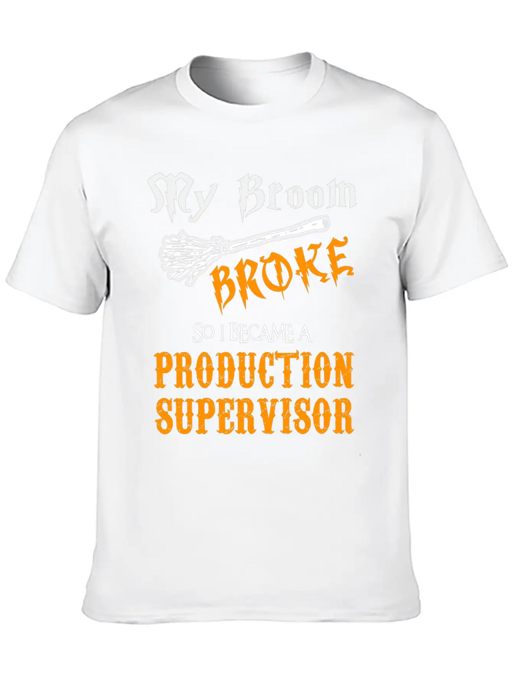 Production Supervisor Unisex Casual T-Shirt – Clean Design For Daily Comfort