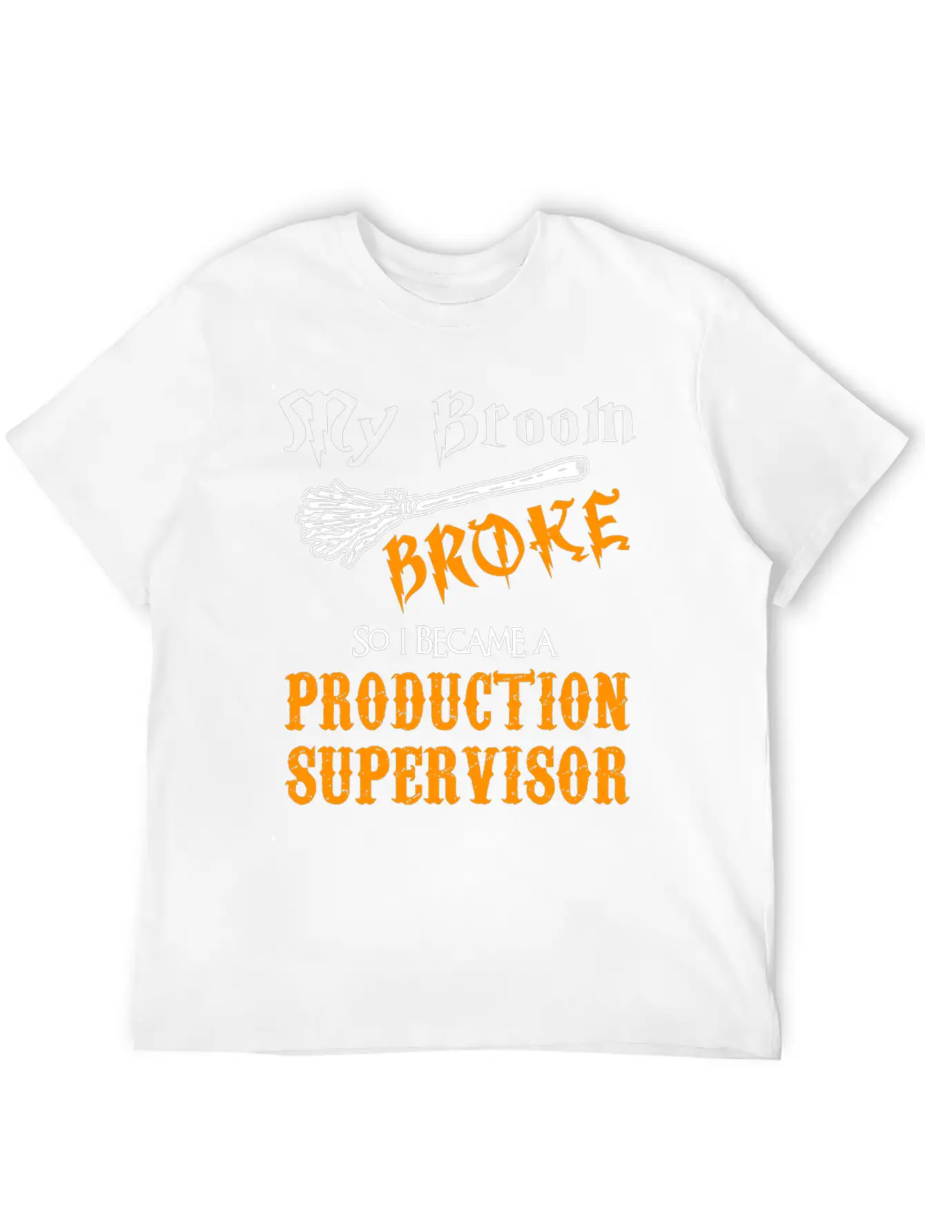 Production Supervisor Unisex Casual T-Shirt – Clean Design For Daily Comfort