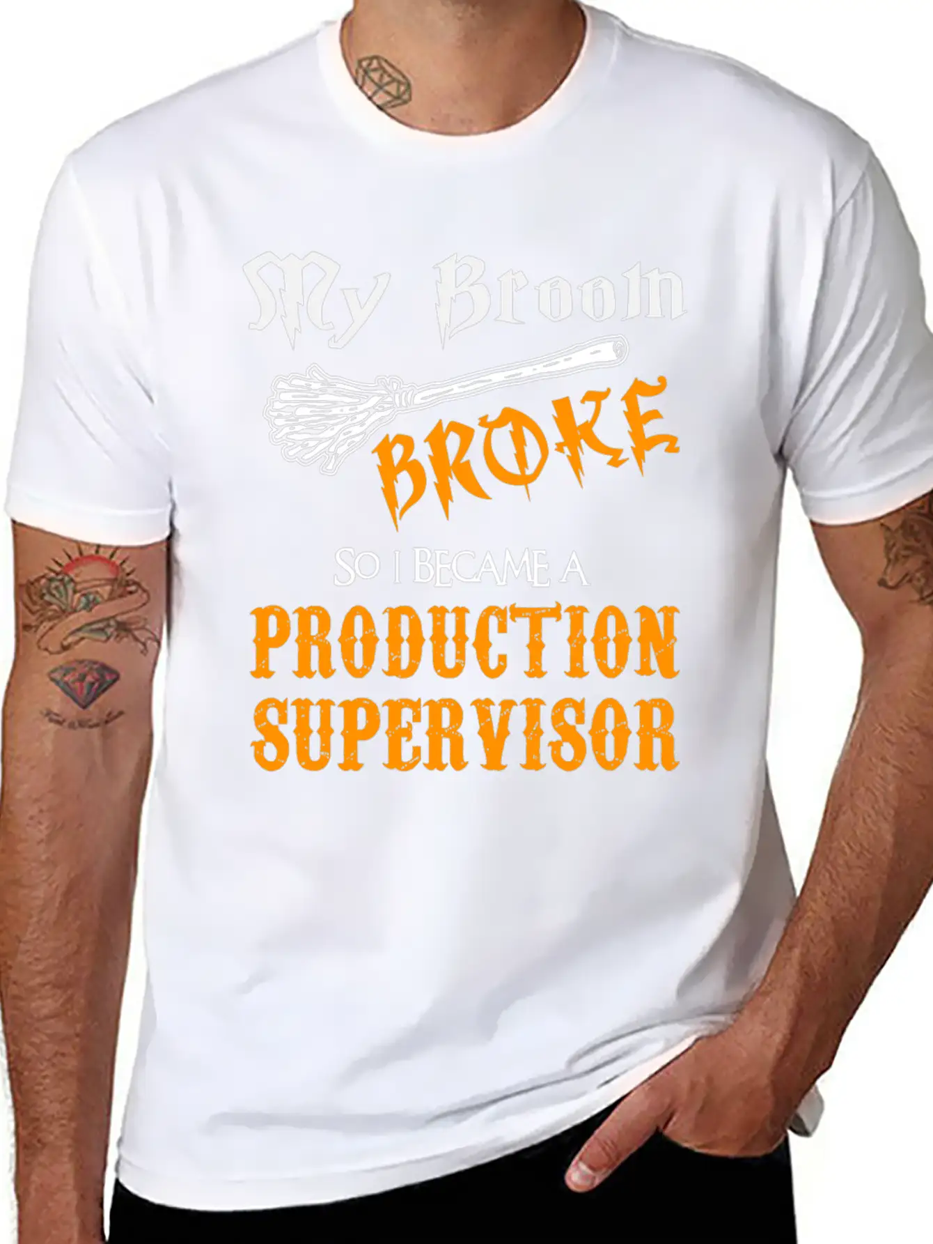 Production Supervisor Unisex Casual T-Shirt – Clean Design For Daily Comfort