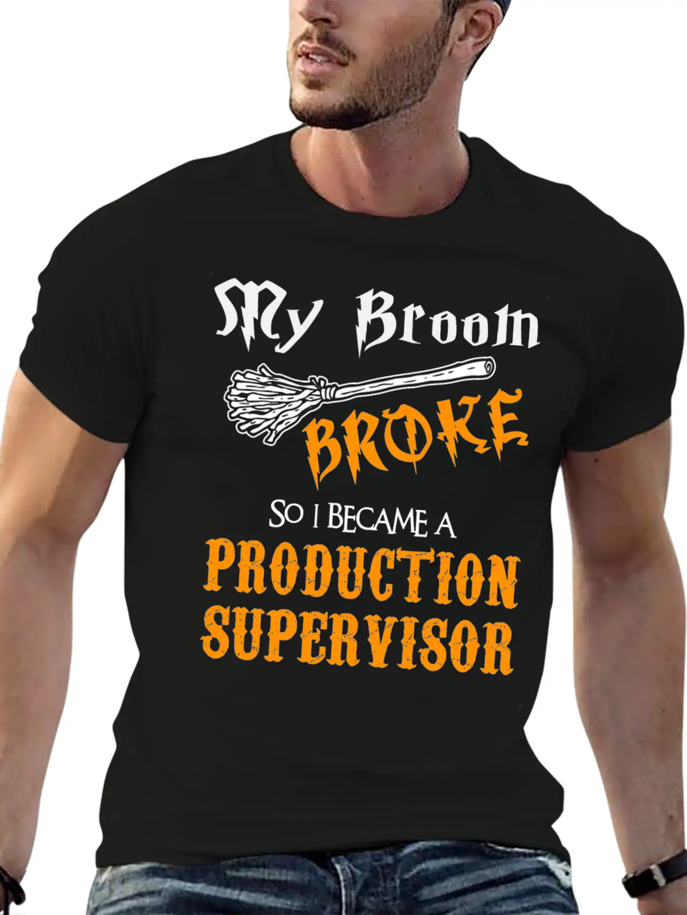 Production Supervisor Unisex Casual T-Shirt – Clean Design For Daily Comfort