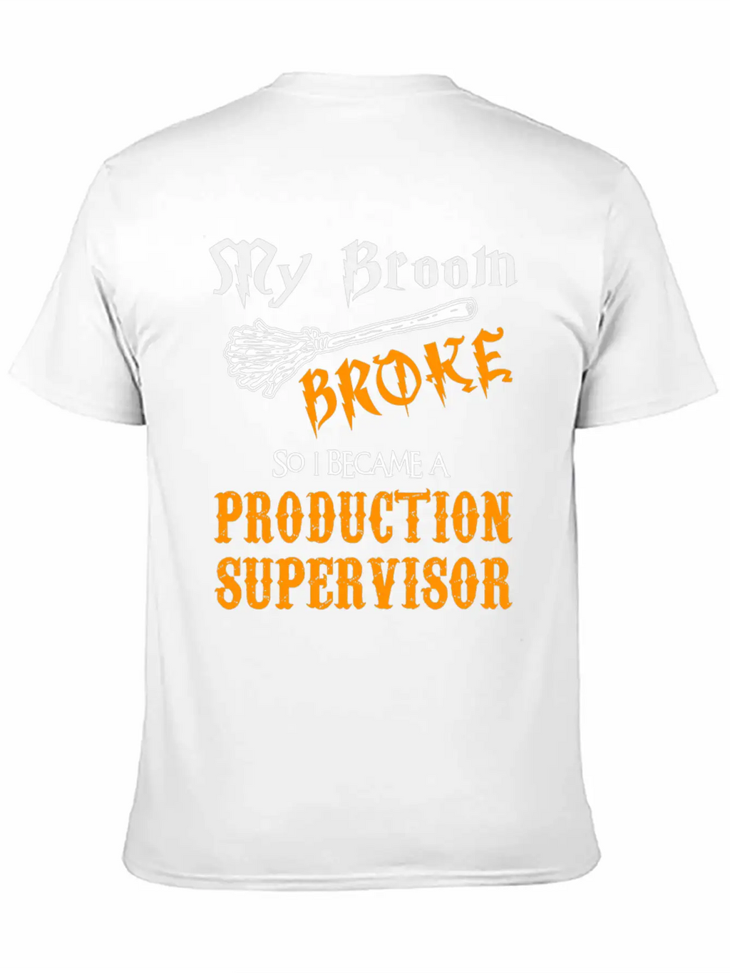 Production Supervisor Unisex Casual T-Shirt – Clean Design For Daily Comfort