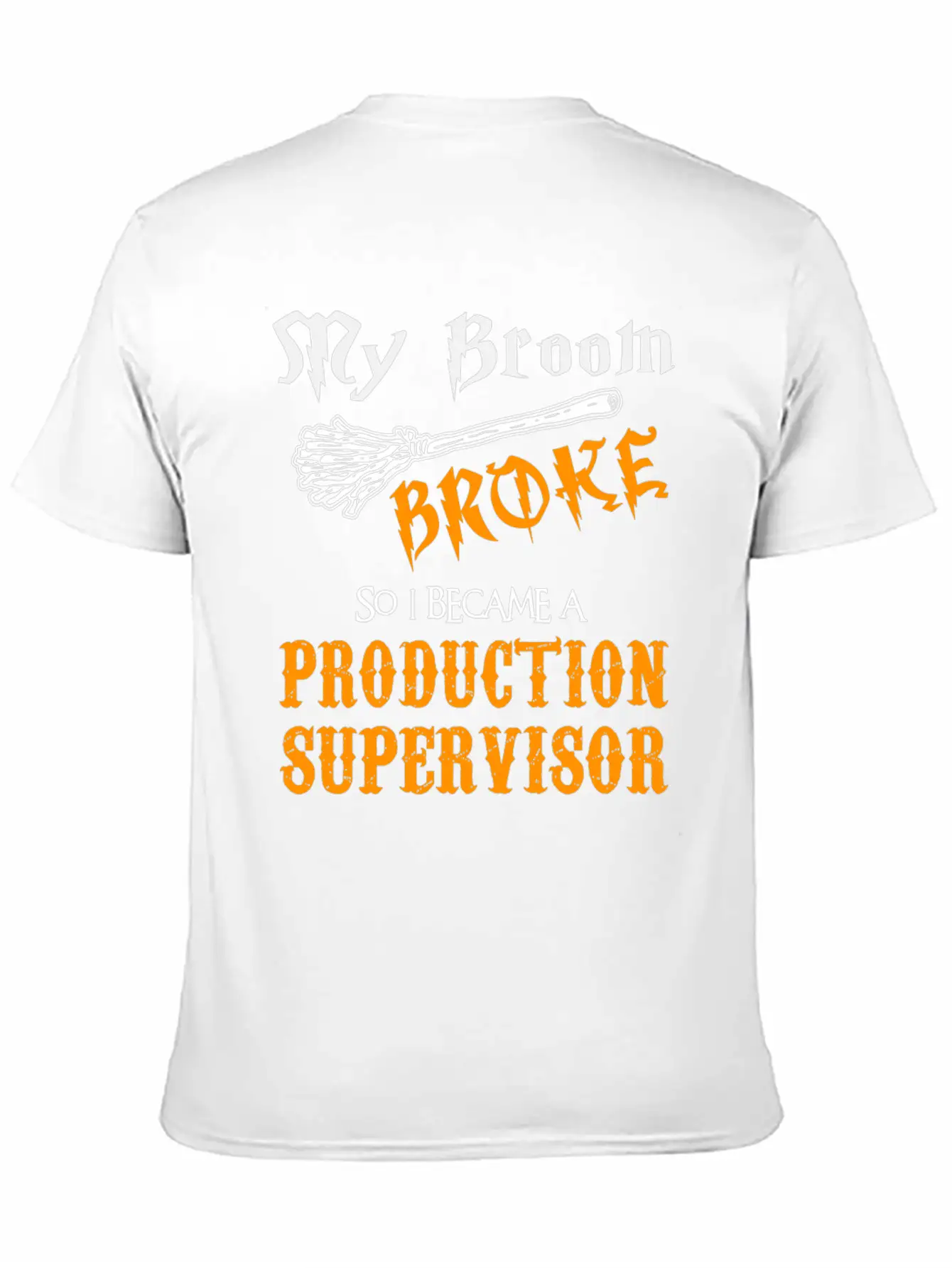 Production Supervisor Unisex Casual T-Shirt – Clean Design For Daily Comfort