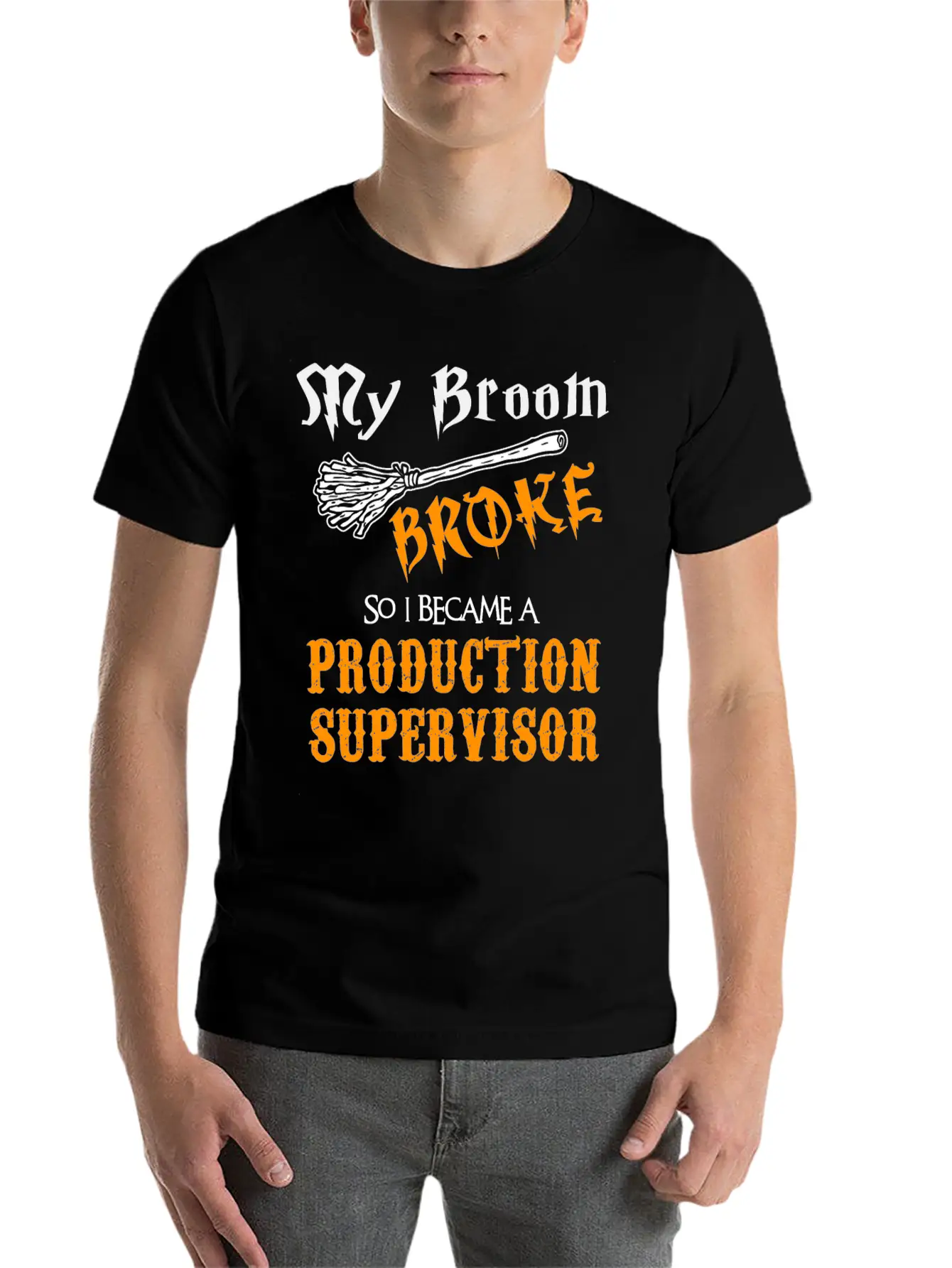Production Supervisor Unisex Casual T-Shirt – Clean Design For Daily Comfort