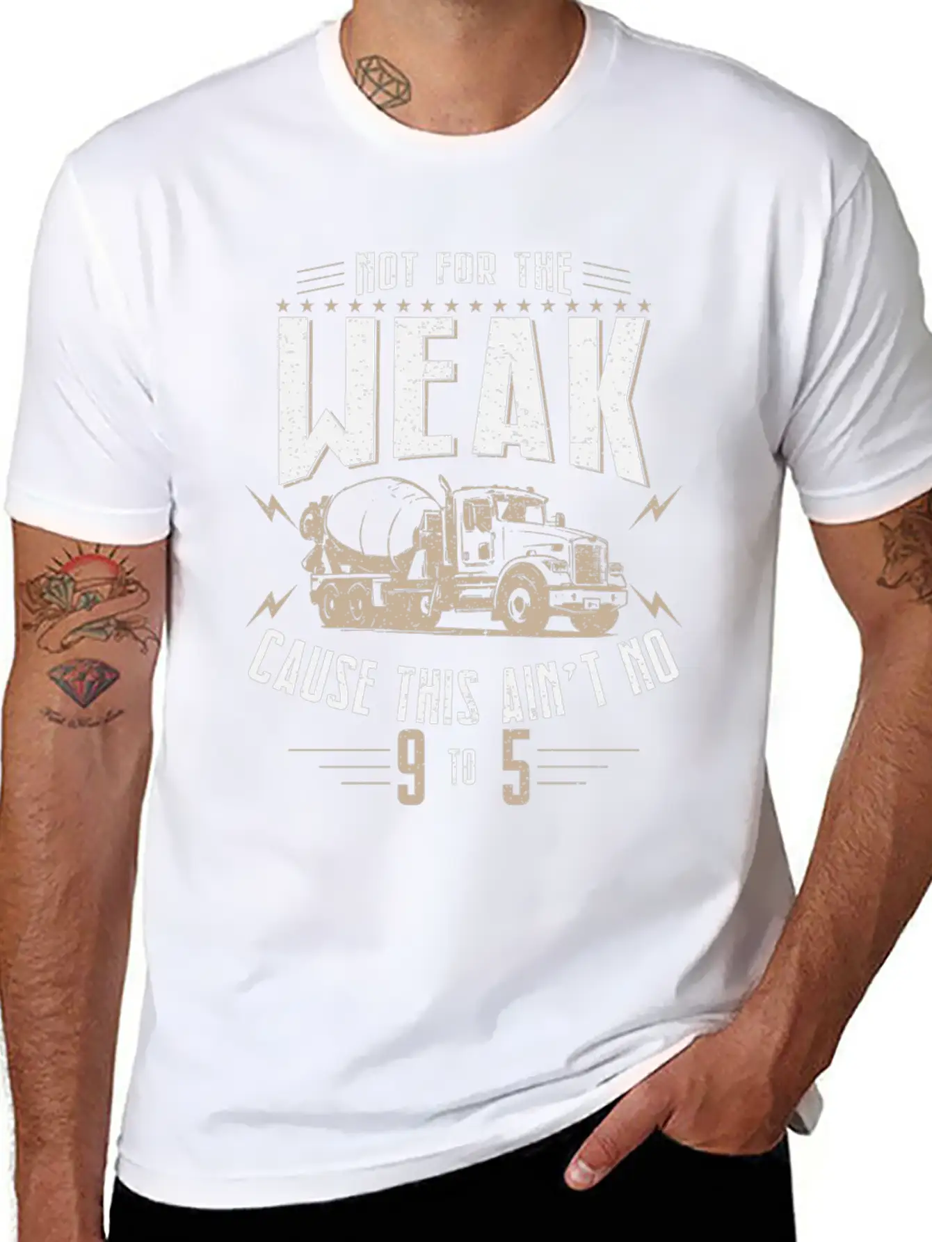 Professional Driver / Truck Driver Gift Stylish Everyday T-Shirt – Unisex Basic Cotton Tee