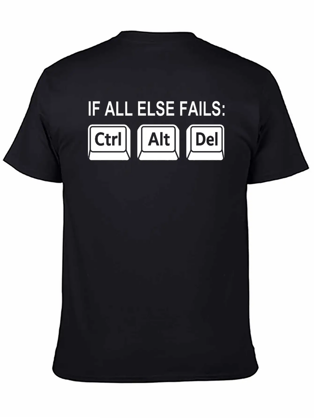 Programmer Geek Keyboard Phrase Unisex Short Sleeve Soft Cotton T-Shirt – Casual Everyday Wear