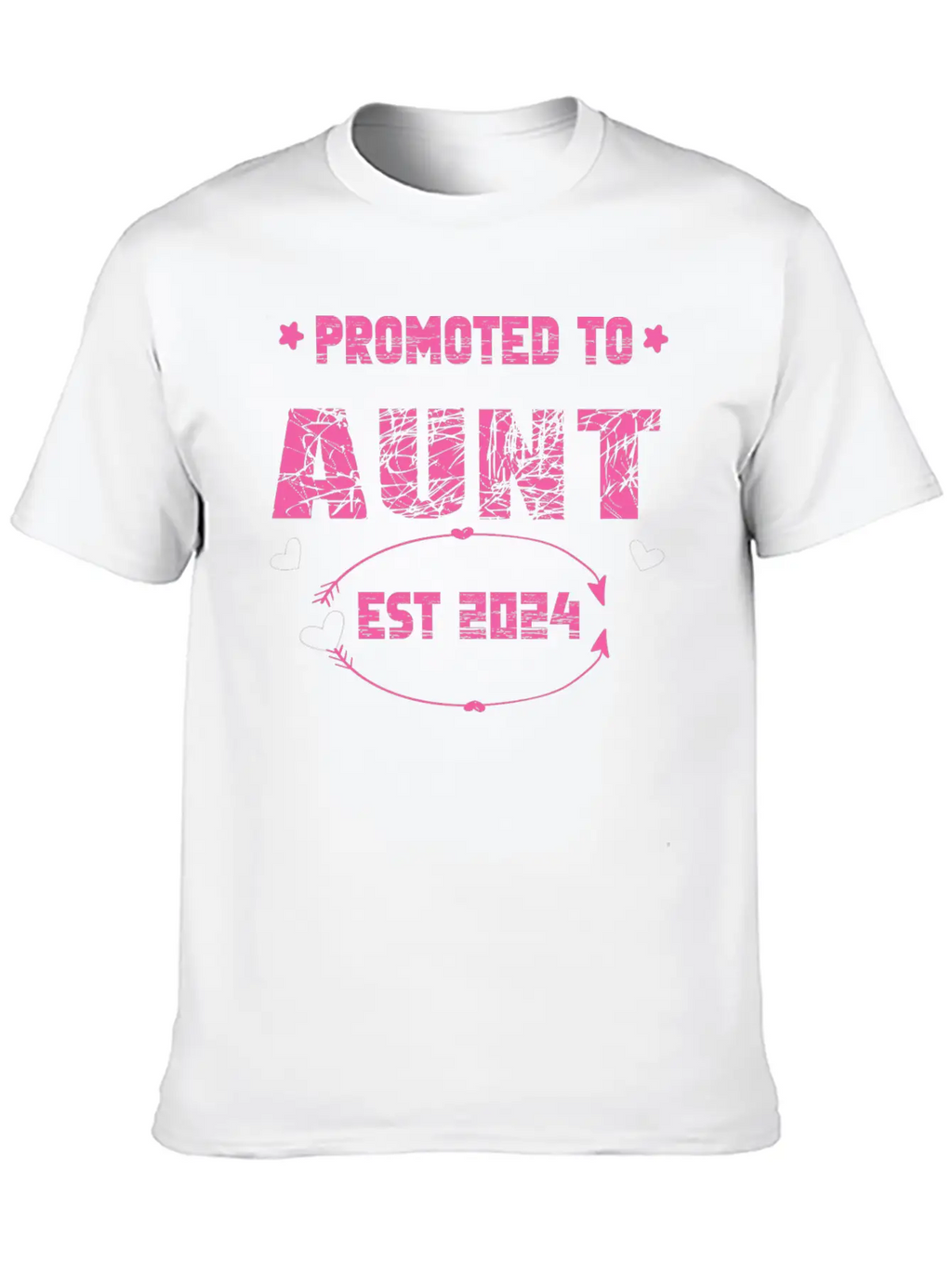 Promoted To Aunt 2024 Soon To Be Aunt Classic Fit Graphic Tee For Daily Comfort – Unisex Cotton Shirt