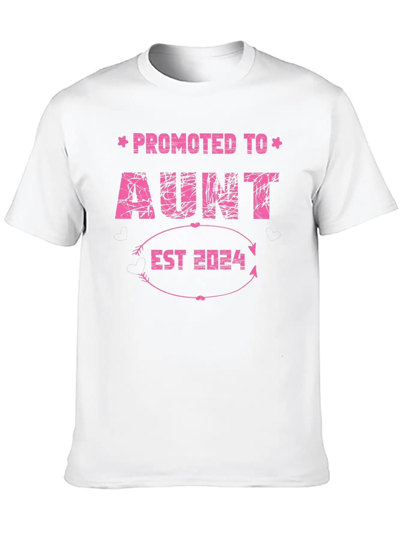 Promoted To Aunt 2024 Soon To Be Aunt Classic Fit Graphic Tee For Daily Comfort – Unisex Cotton Shirt