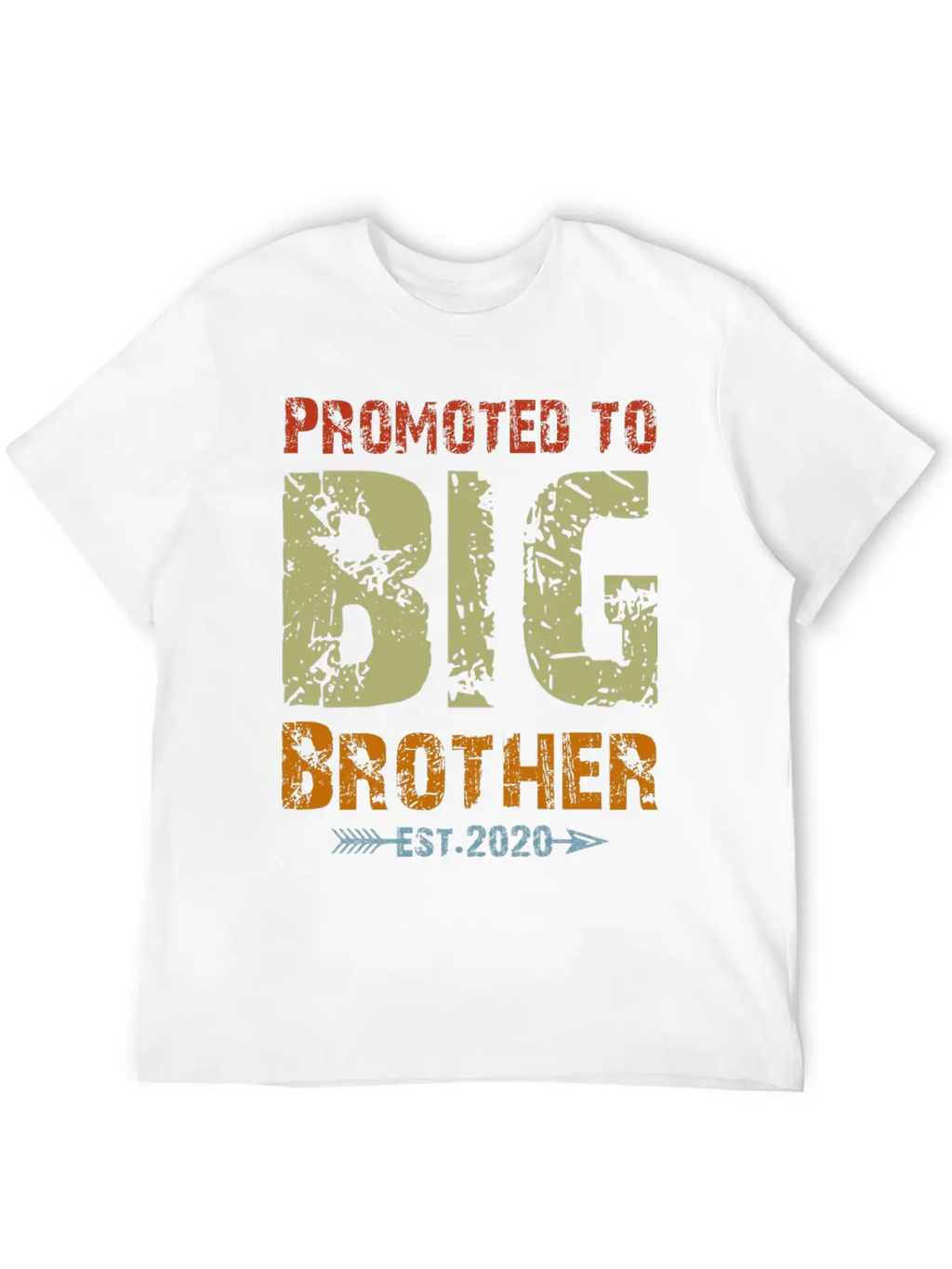 Promoted To Big Brother Est 2020 Unisex Casual T-Shirt – Clean Design For Daily Comfort