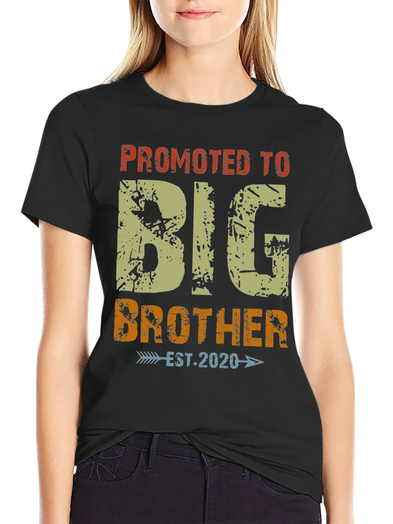 Promoted To Big Brother Est 2020 Unisex Casual T-Shirt – Clean Design For Daily Comfort
