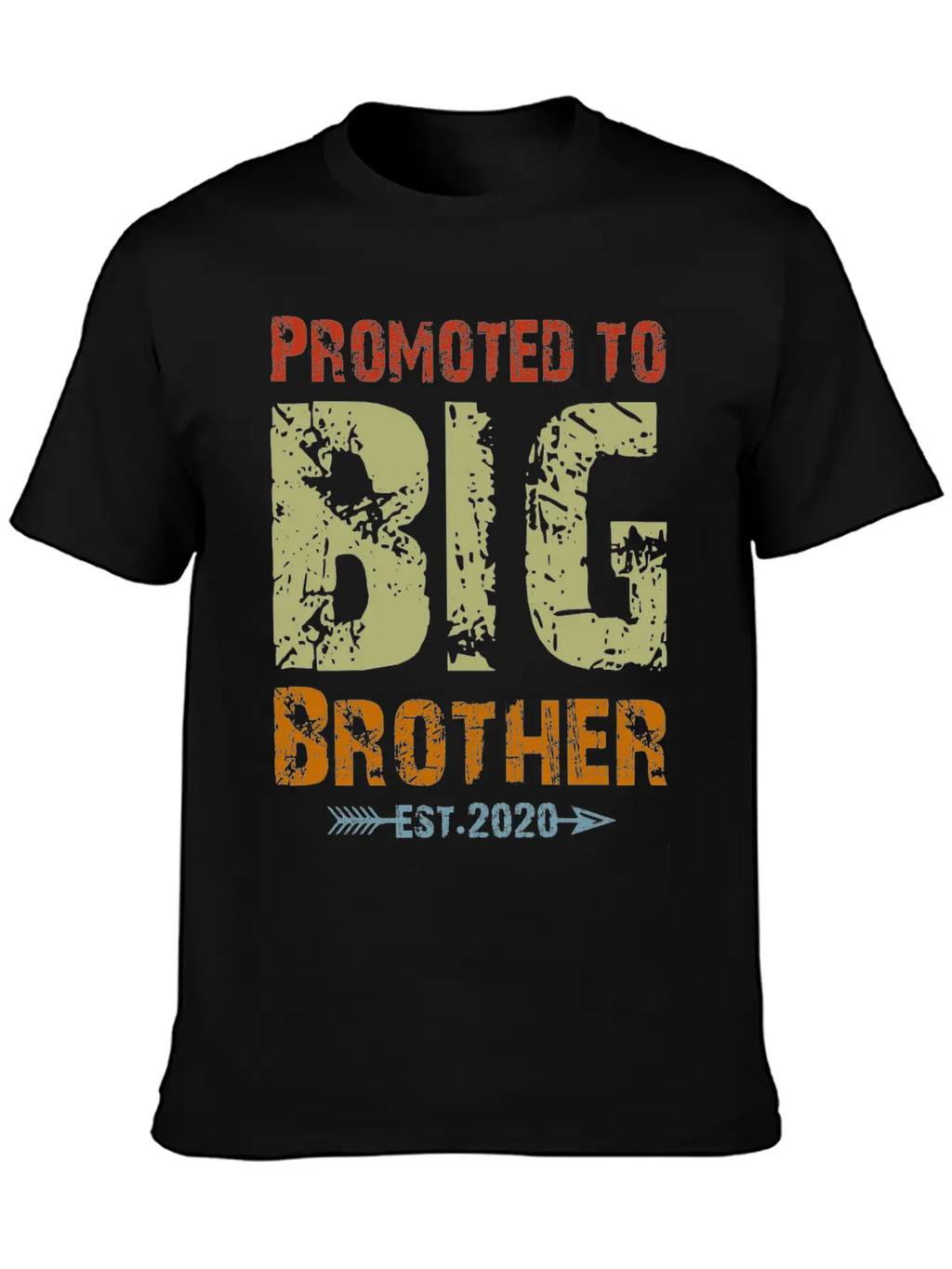 Promoted To Big Brother Est 2020 Unisex Casual T-Shirt – Clean Design For Daily Comfort